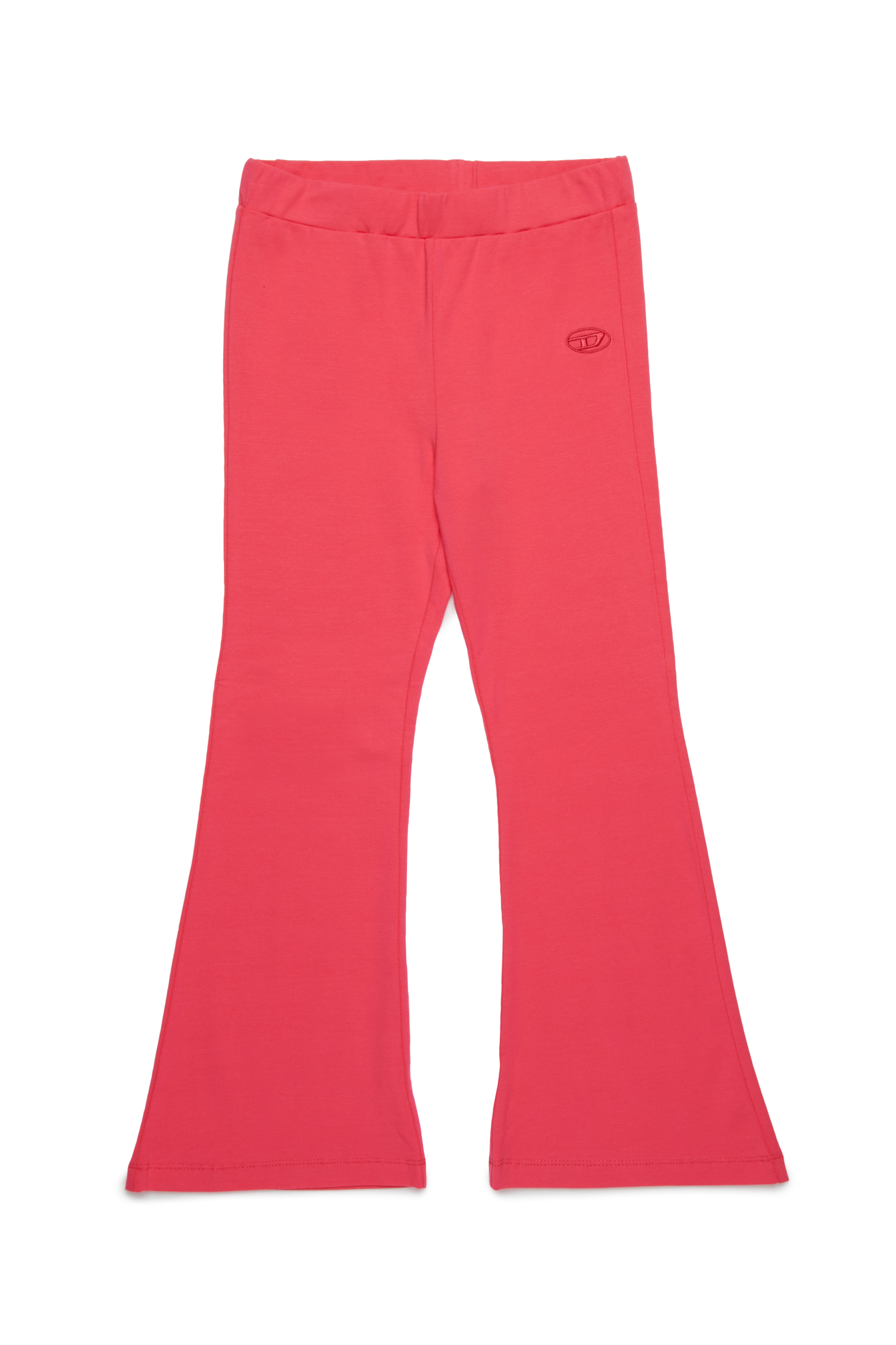 Diesel - PKIA, Leggings flared con ricamo Oval D Donna in Rosa - 1