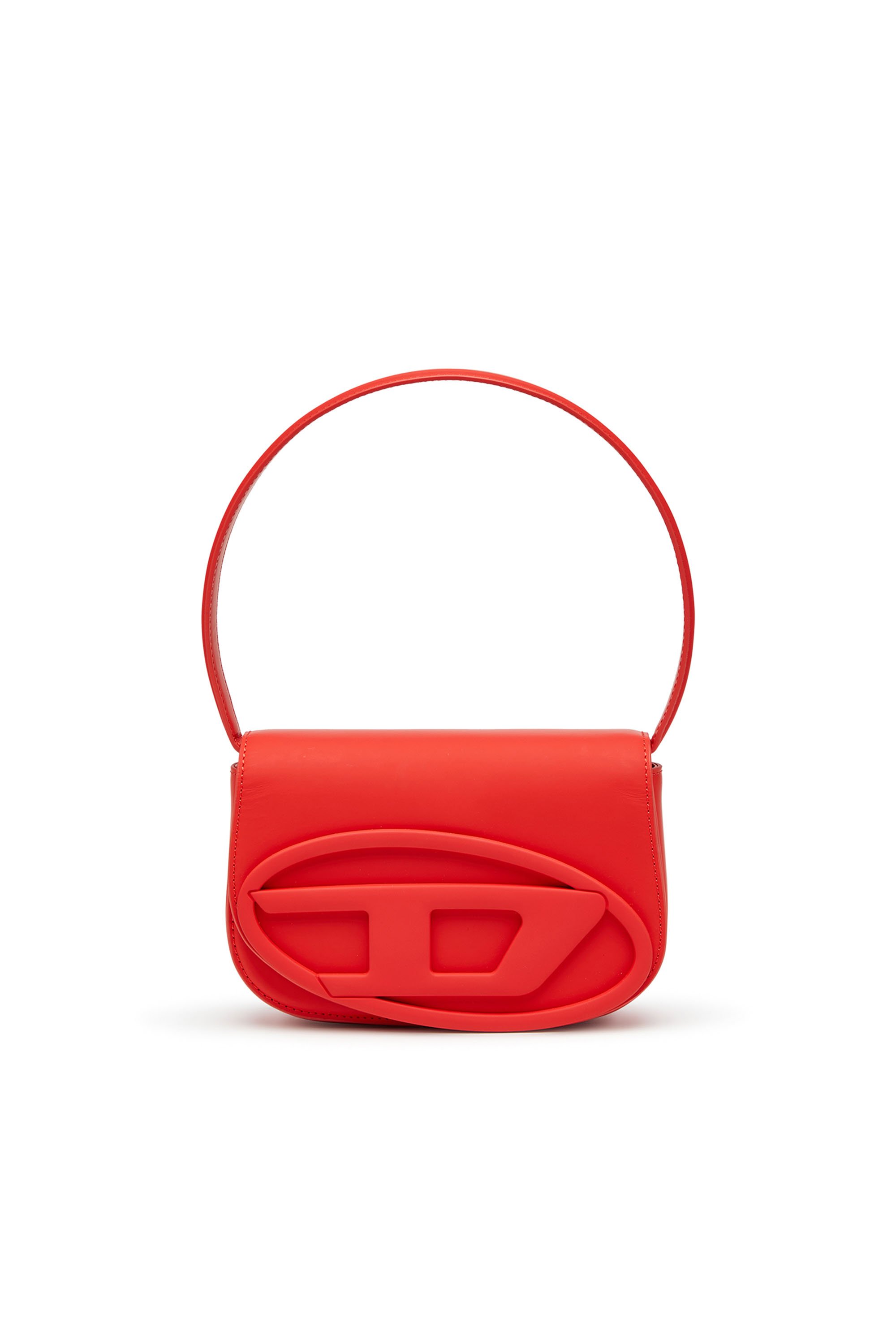 Diesel - 1DR, 1DR-Iconica borsa a spalla in pelle matte Donna in Rosso - 6