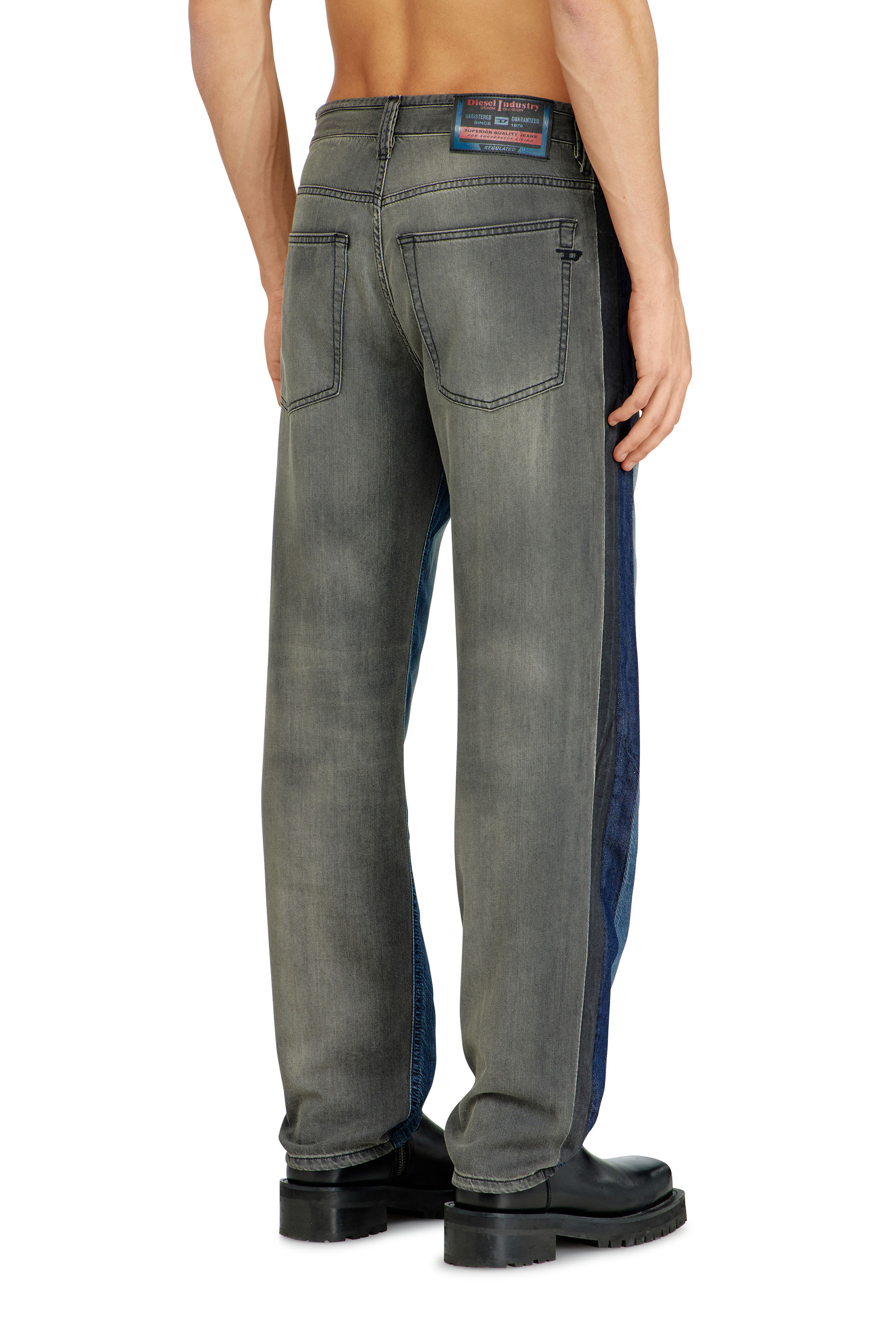 Diesel - Regular Jeans 2024 D-Macs 0CECB Homme, Bleu moyen - Image 4