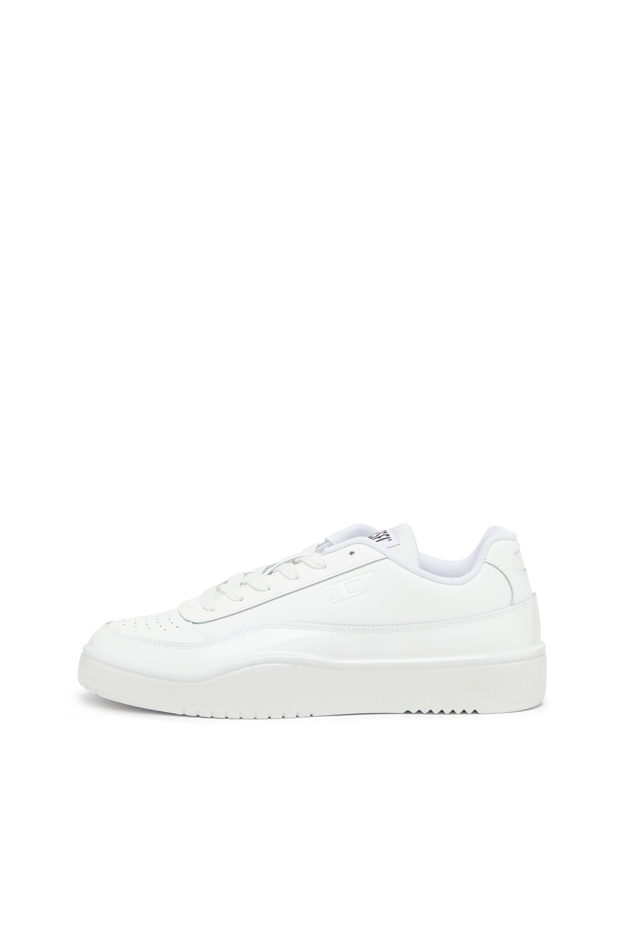 Diesel - S-TRACKER-D LOW, S-Tracker-D-Sneaker in pelle con strato in silicone Uomo in Bianco - 7