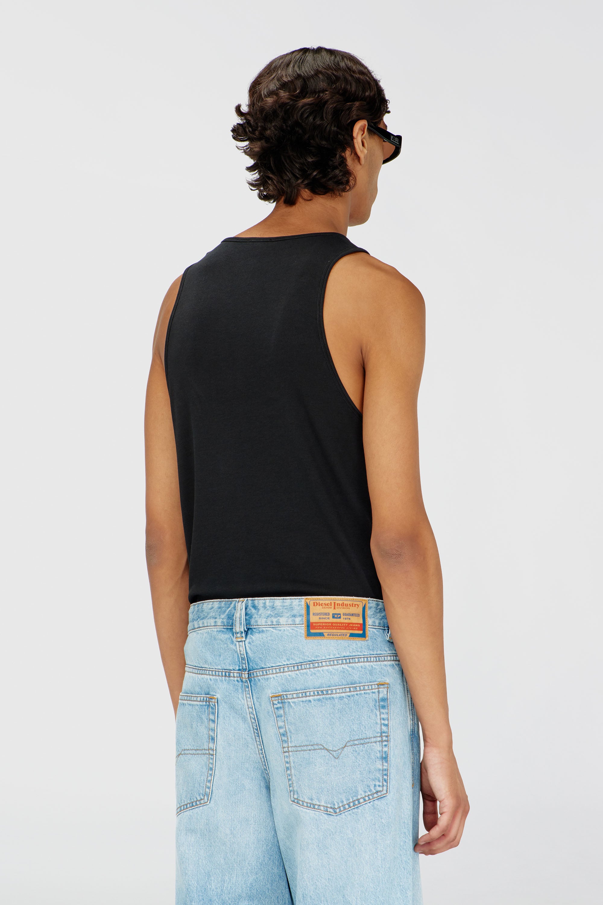 Diesel - T-LIFTY-IOD, Canotta in cotone con logo Uomo in Nero - 4