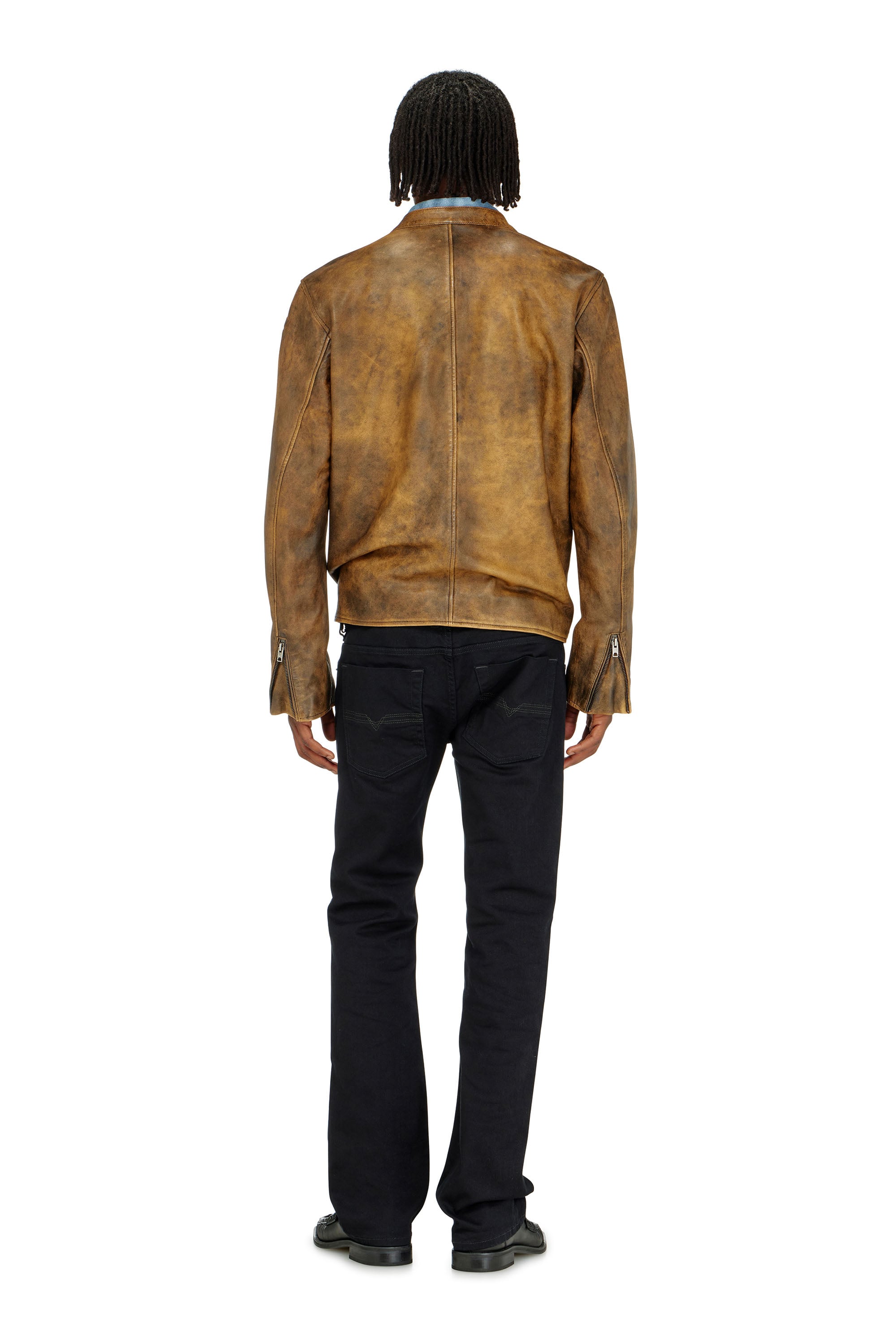 Diesel - Bootcut Jeans 2007 Zatiny 0688H Uomo, Nero/Grigio scuro - Image 3