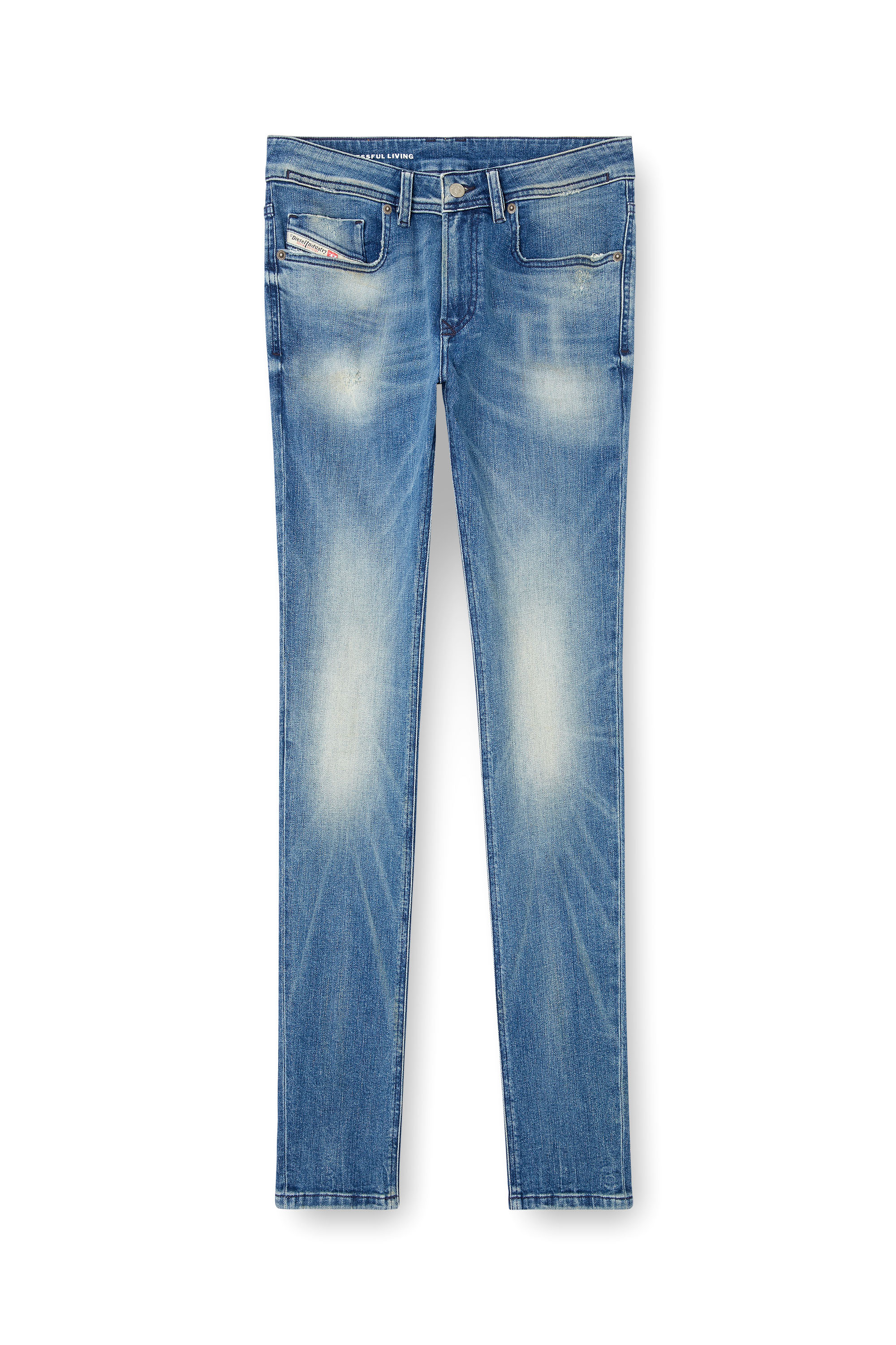 Diesel - Skinny Jeans 1979 Sleenker 0DBDR Homme, Bleu moyen - Image 3