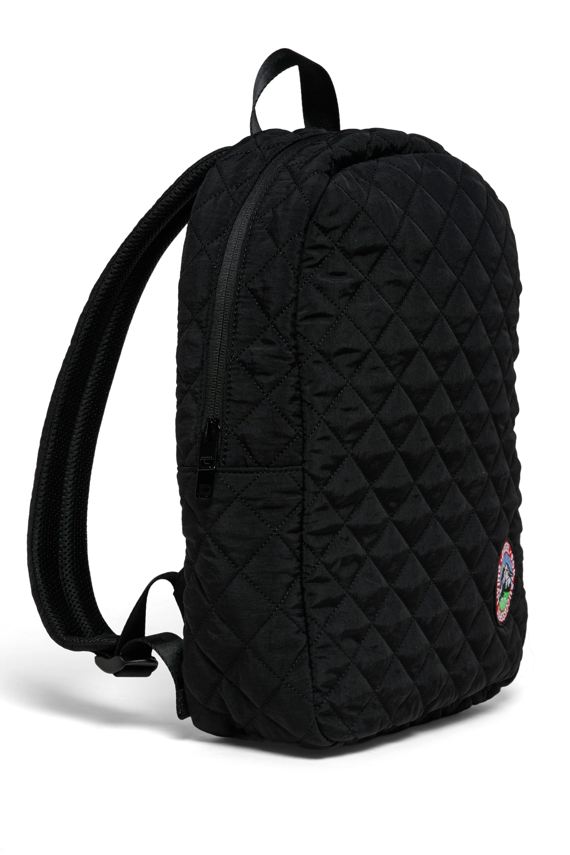 Diesel - WMENT, Unisex WMENT - Rucksack aus gestepptem Nylon in Schwarz - 3