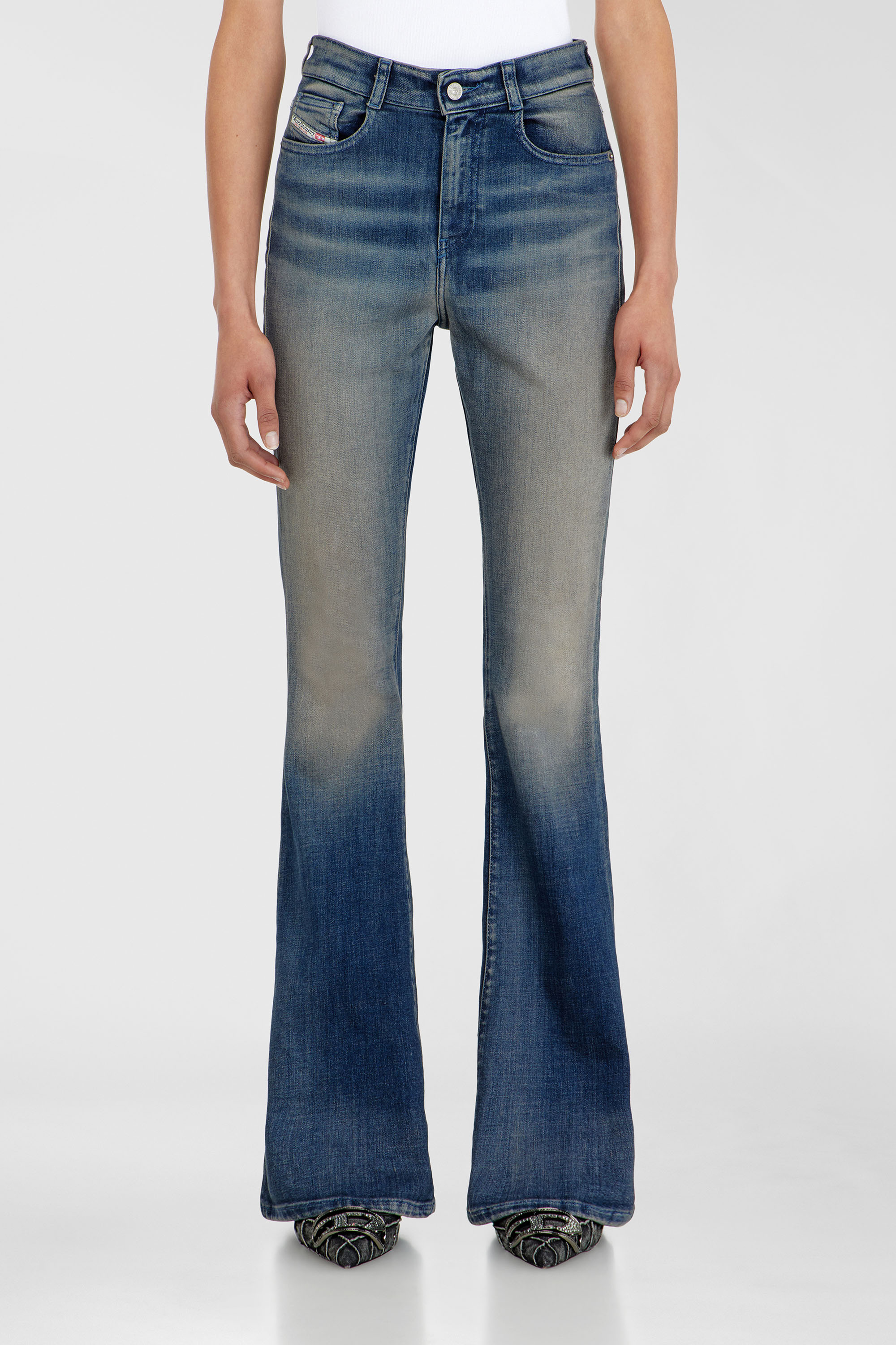 Diesel - Bootcut Jeans 1973 D-Partt 09P67 Femme, Bleu Fonc&eacute; - Image 2