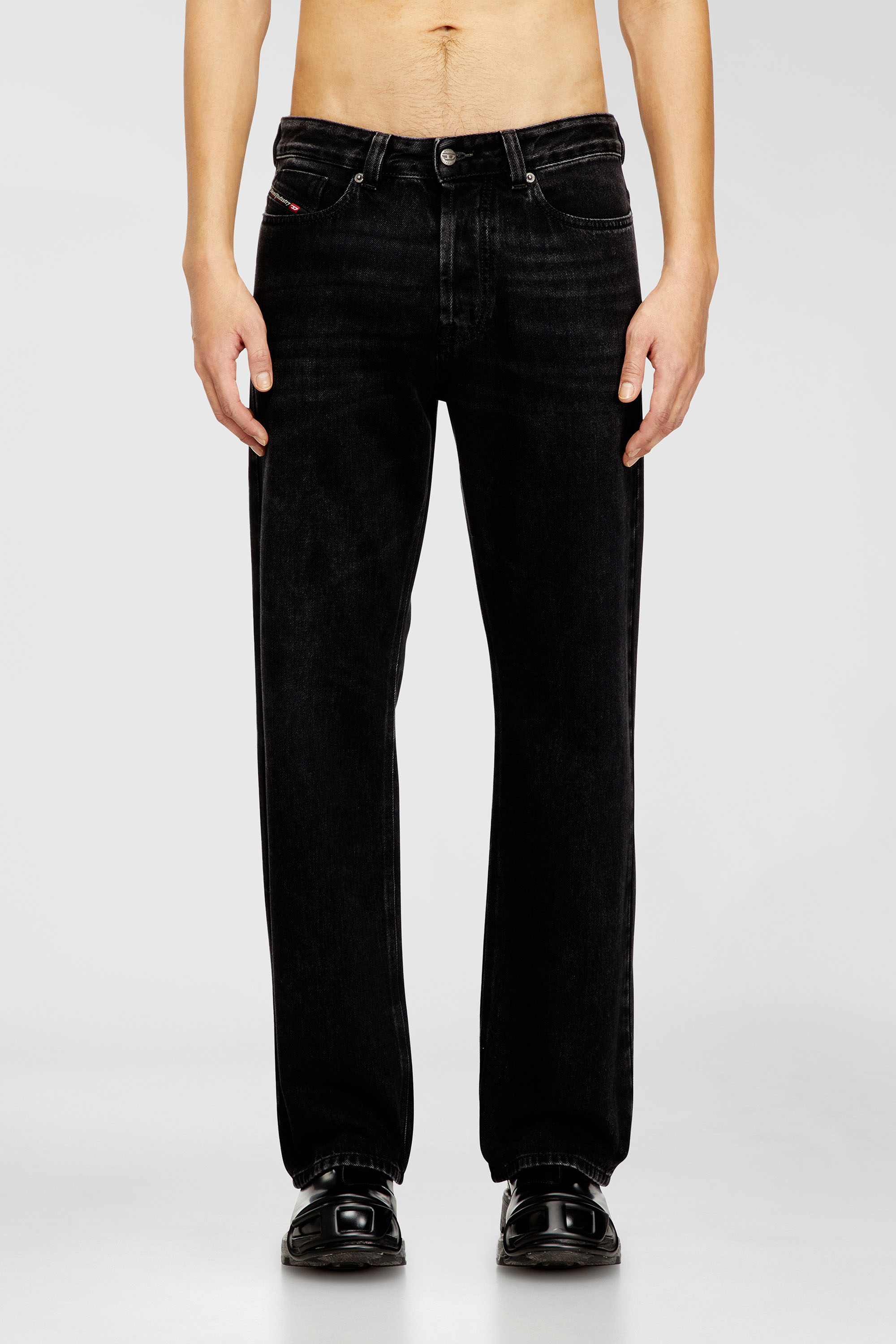 Diesel - Herren Relaxed Jeans 1980 D-Eeper 09P09, Schwarz/Dunkelgrau - 1