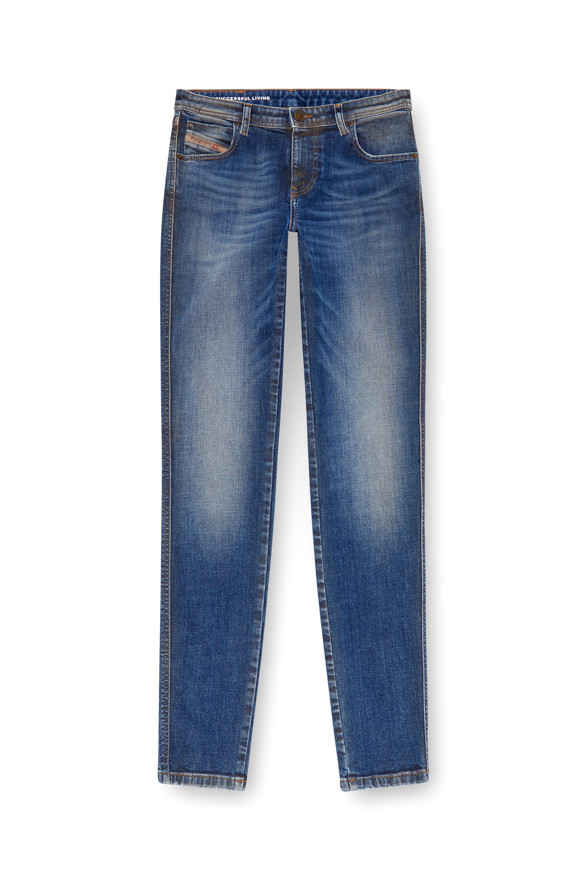 Diesel - Femme Skinny Jeans 2015 Babhila 09J32, Bleu Foncé - Image 3