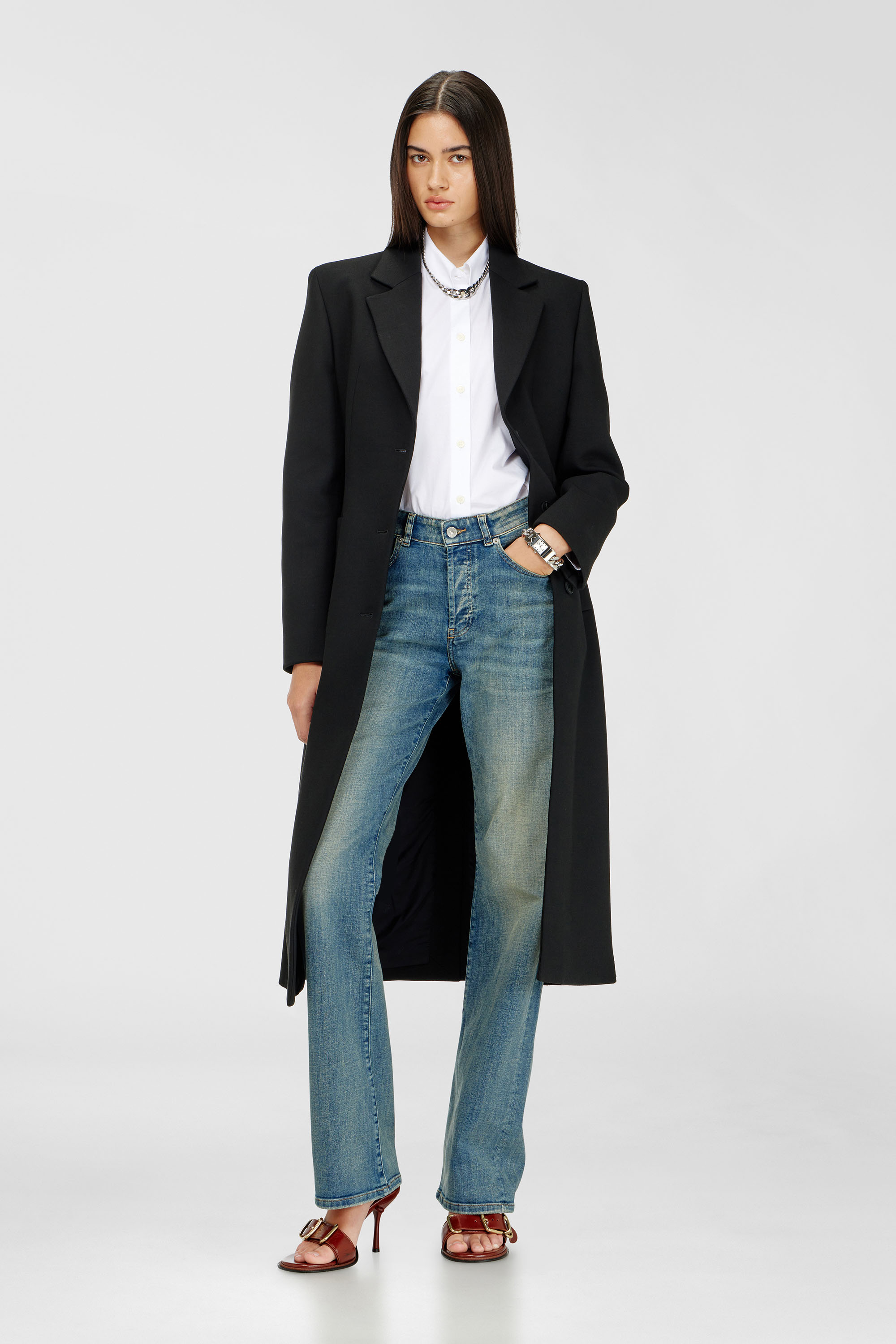 Diesel - Regular Jeans 1971 D-Sent 09N32 Femme, Bleu moyen - Image 1