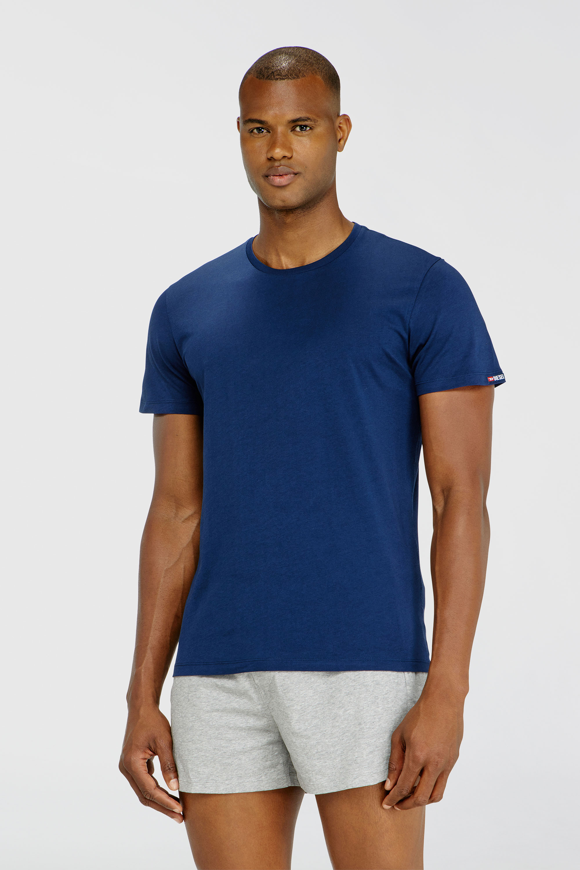 Diesel - RANDAL-D-CORE-3PACK, Man's Set of 3 cotton T-shirts in White/Blue - 2