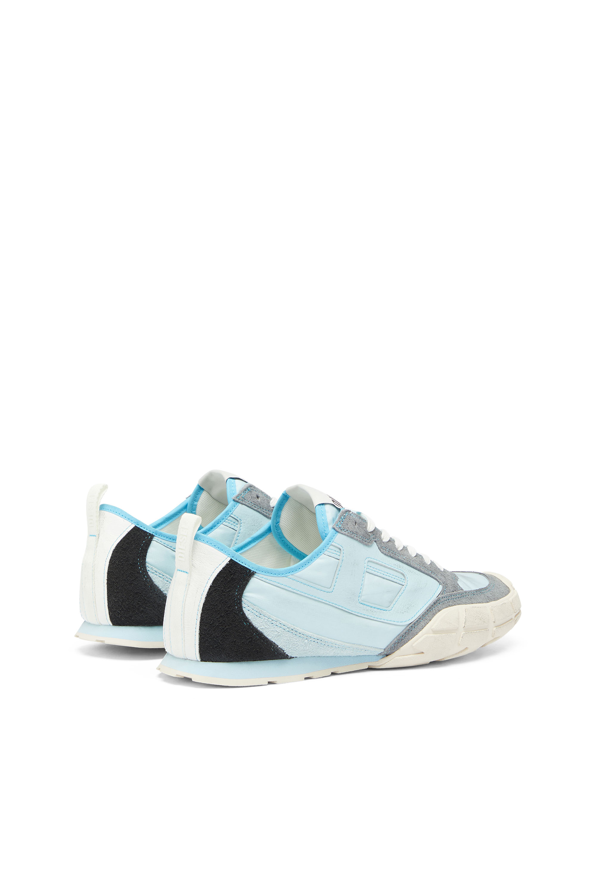 Diesel - S-PAGODHA LOW, Herren S-Pagodha &ndash; Sneakers aus Leder und Nylon in Hellblau - 3