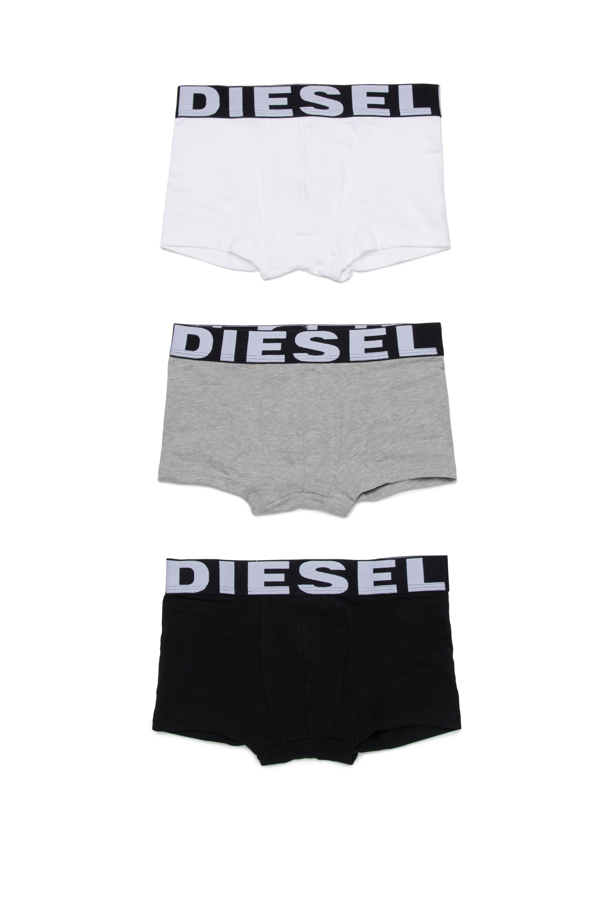 Diesel - UMBX-UPARRYTHREEPACK-DSL, Man Boxer briefs with maxi logo waist in Multicolor - Image 1