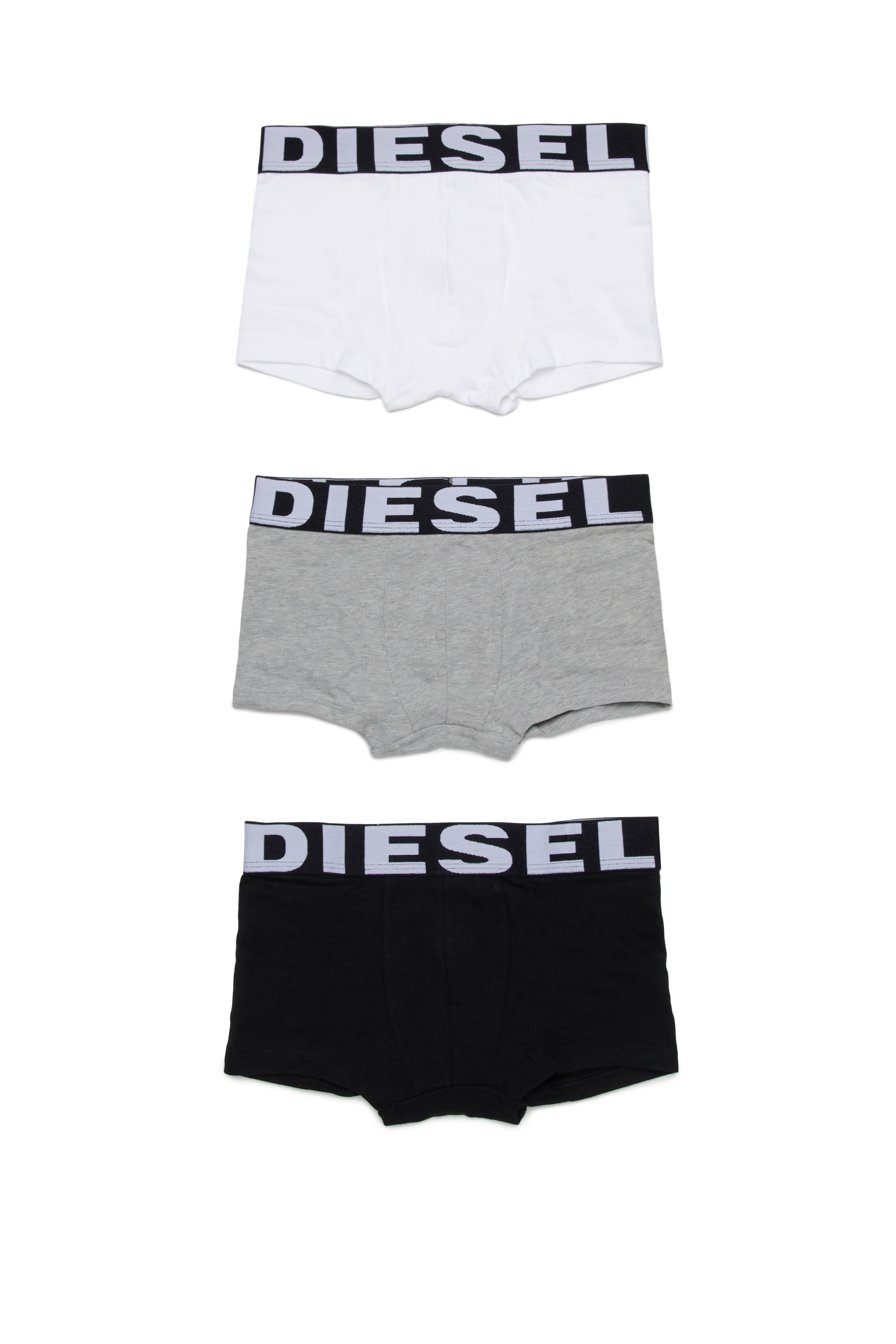 Diesel - UMBX-UPARRYTHREEPACK-DSL, Boxer lungo con maxi logo in vita Uomo in Multicolor - 1