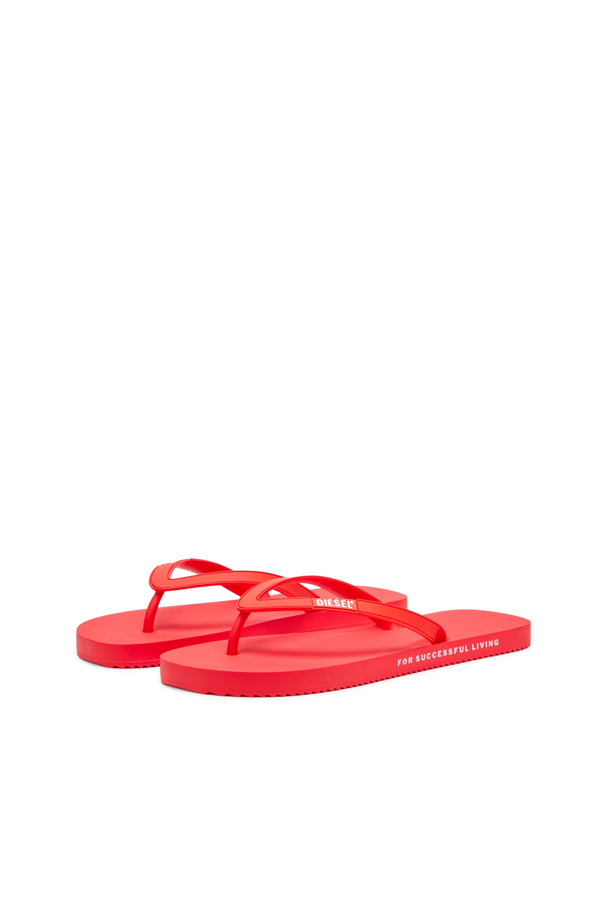 Diesel - SA-RIO W, Sa-Rio-Tongs en caoutchouc Femme in Rouge - 8