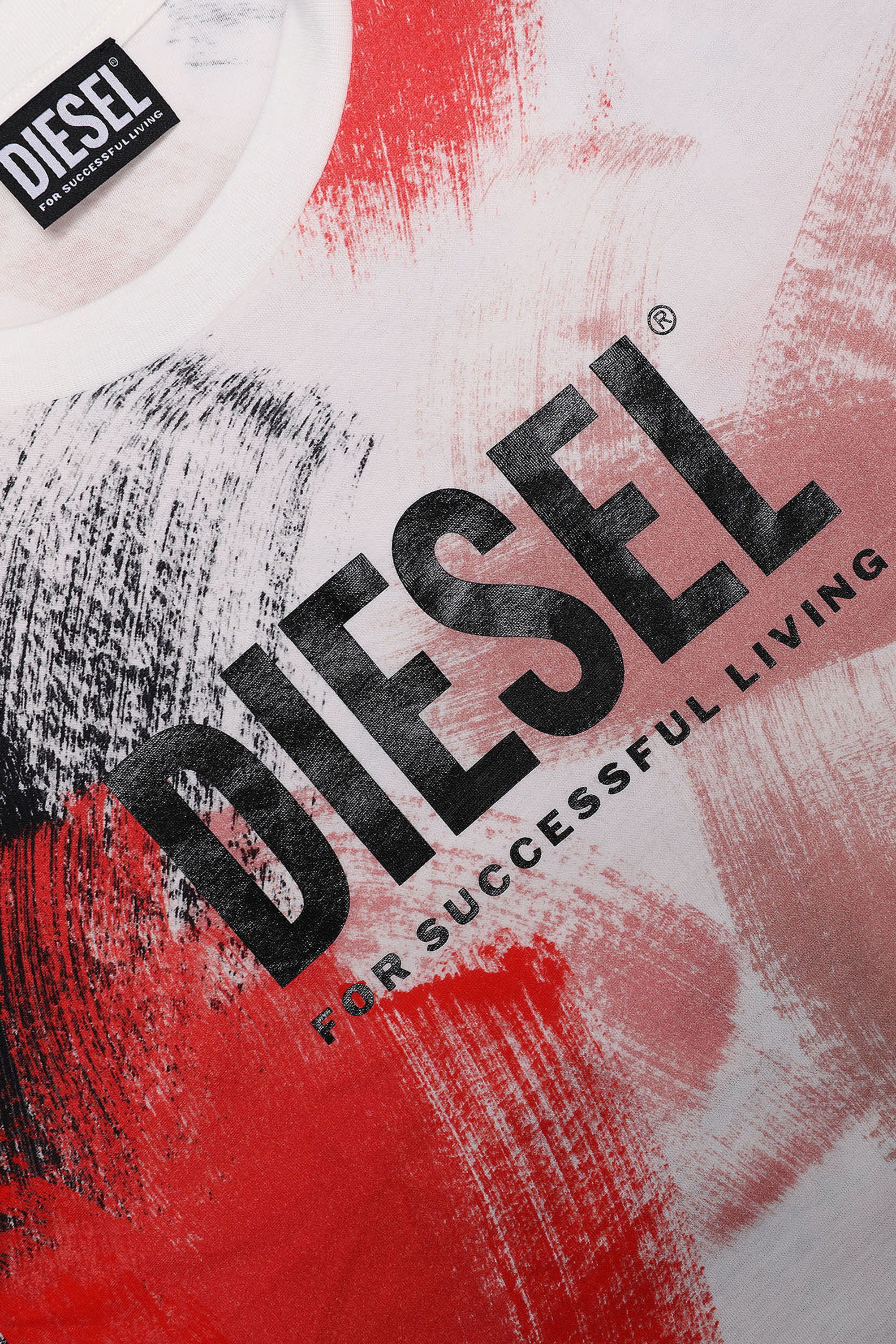 Diesel - DEXTRAPNT, Bianco/Rosso - Image 3