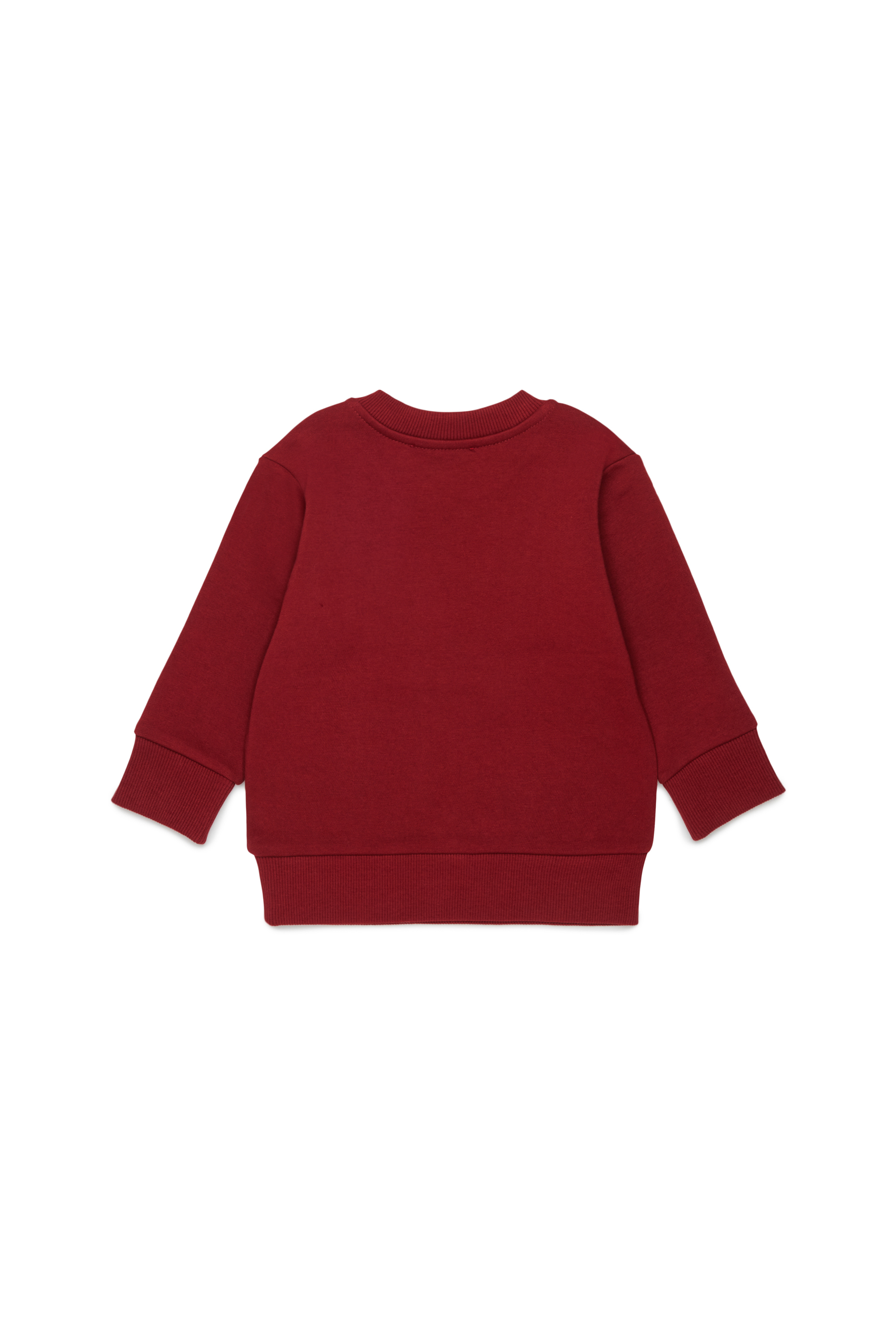 Diesel - SLODIMB, Sweatshirt en coton avec imprim&eacute; Diesel Industry Homme in Rouge - 2