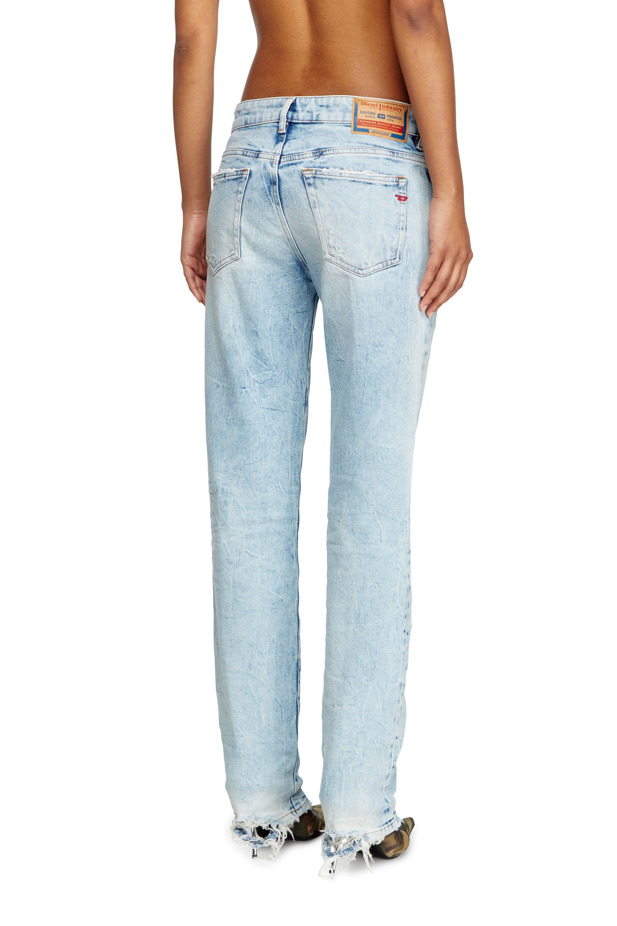 Diesel - Regular Jeans 1989 D-Mine 09L31 Femme, Bleu Clair - Image 4