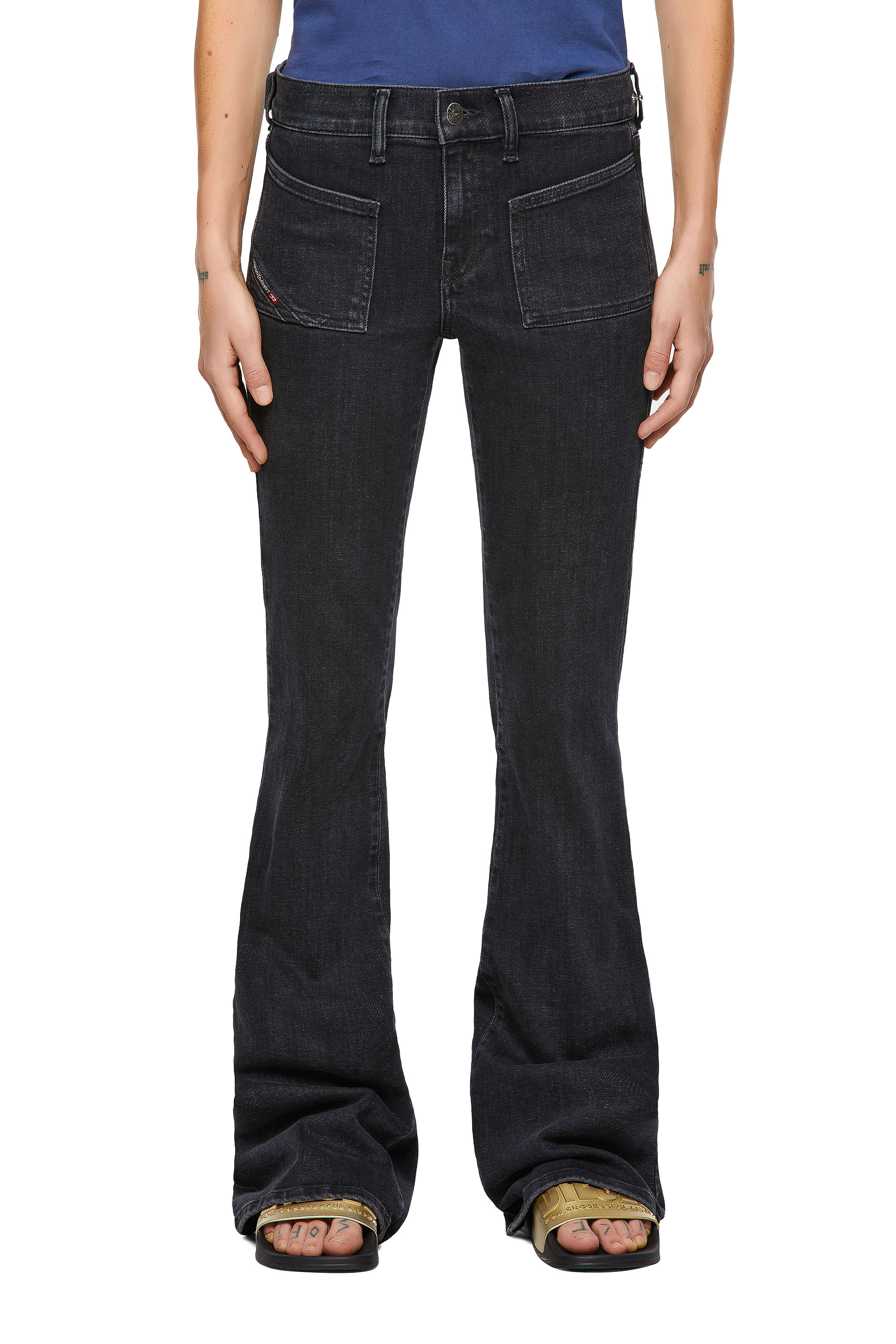 D-Ebbey 09A66, Noir/Gris foncé - Jeans