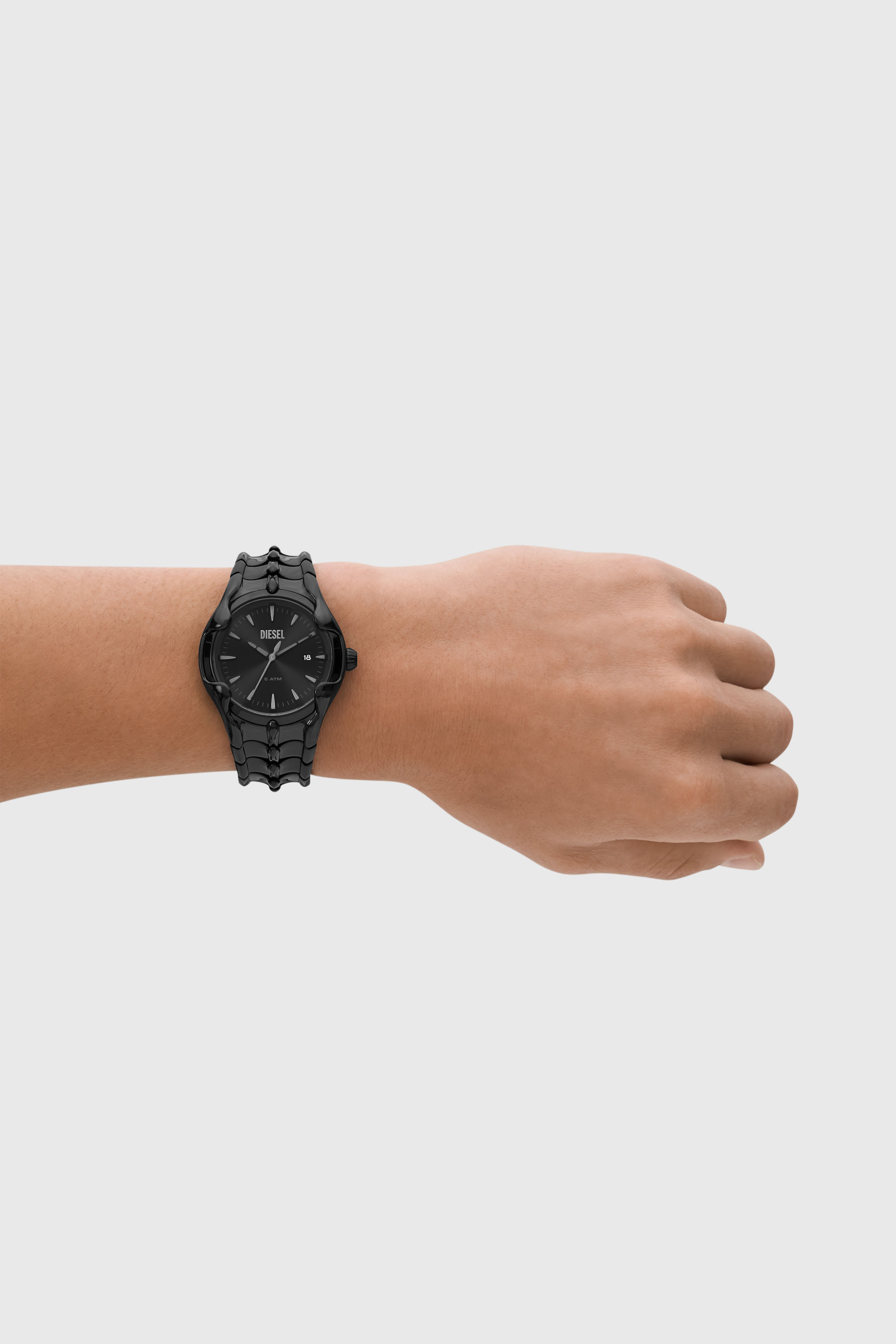 Diesel - DZ2187, Herren Vert Armbanduhr aus schwarzem Edelstahl in Schwarz - 5