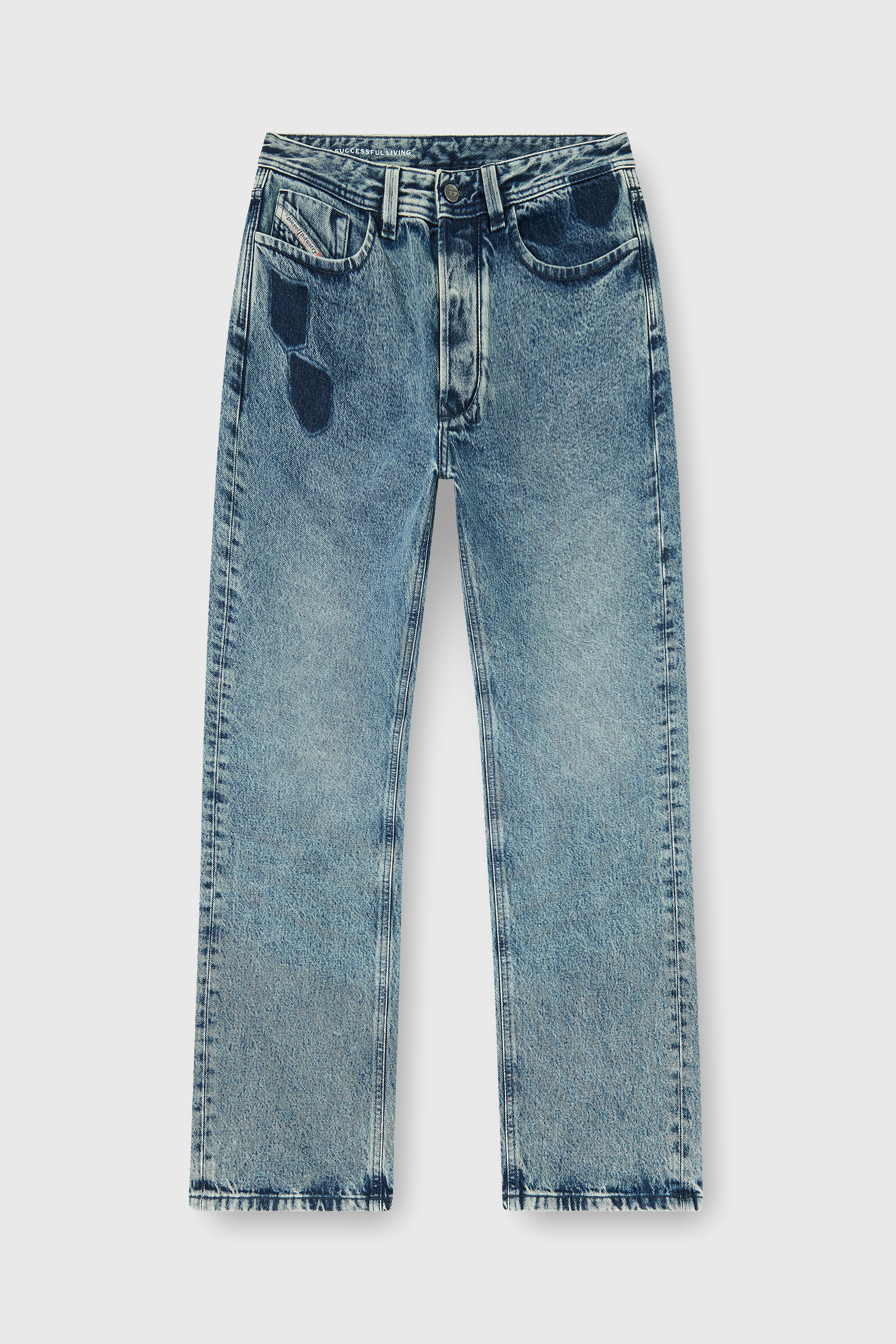 Diesel - Regular Jeans 1985 Larkee 0IFBV Homme, Bleu moyen - Image 2