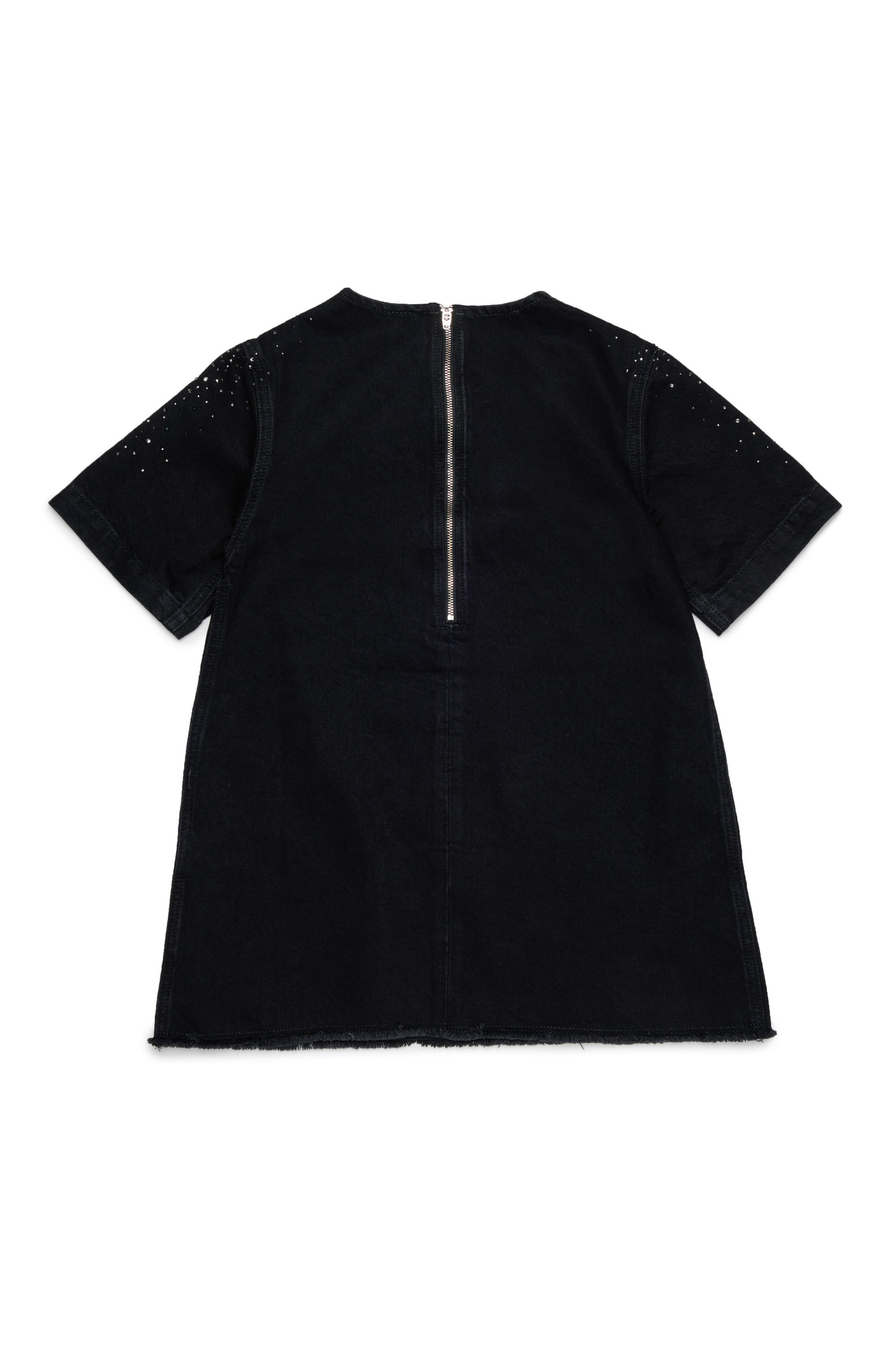 Diesel - DILBY, Robe t-shirt orn&eacute;e de strass Femme in Noir - 2