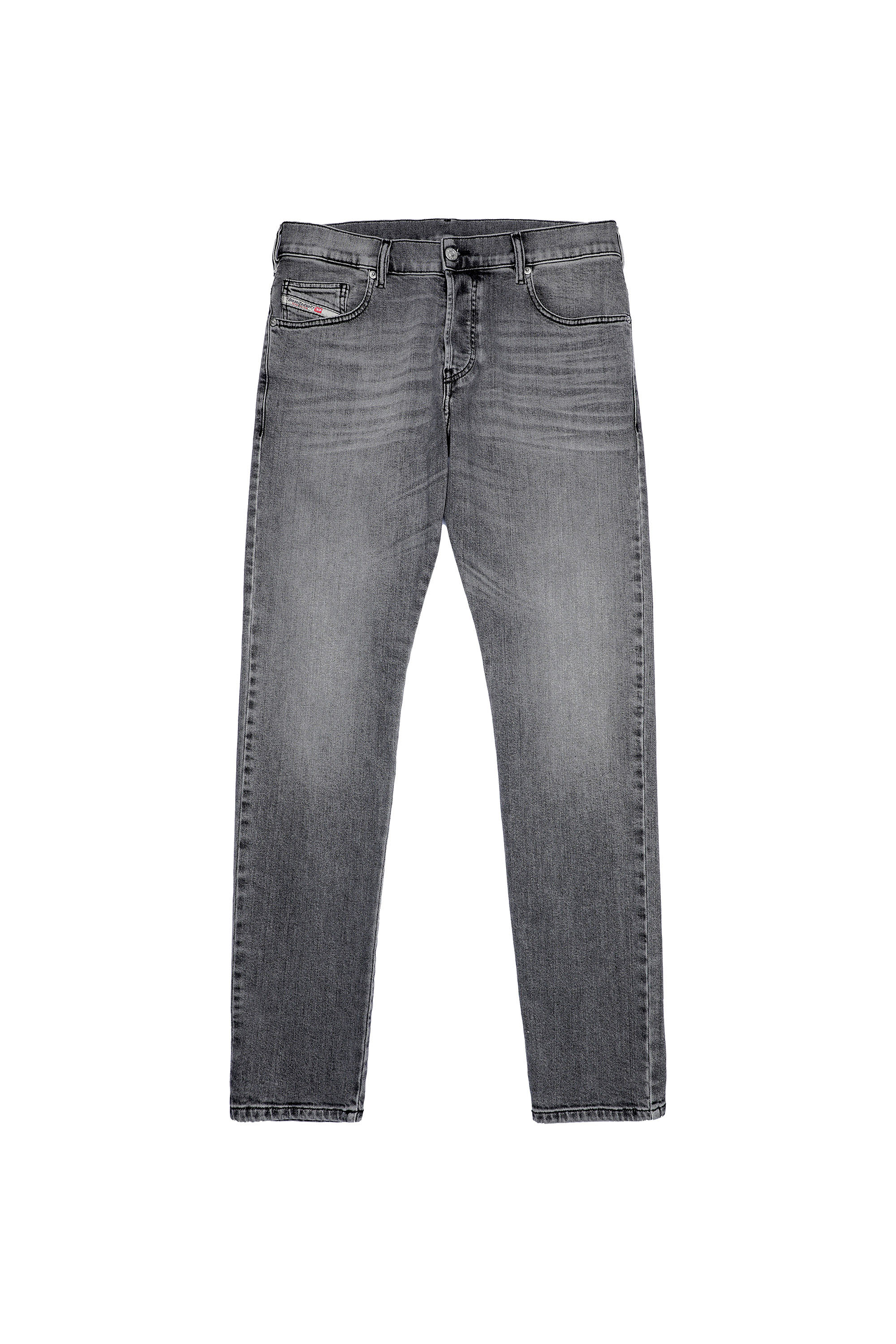 Diesel - D-Yennox 09A10 Tapered Jeans, Grigio Chiaro - Image 6