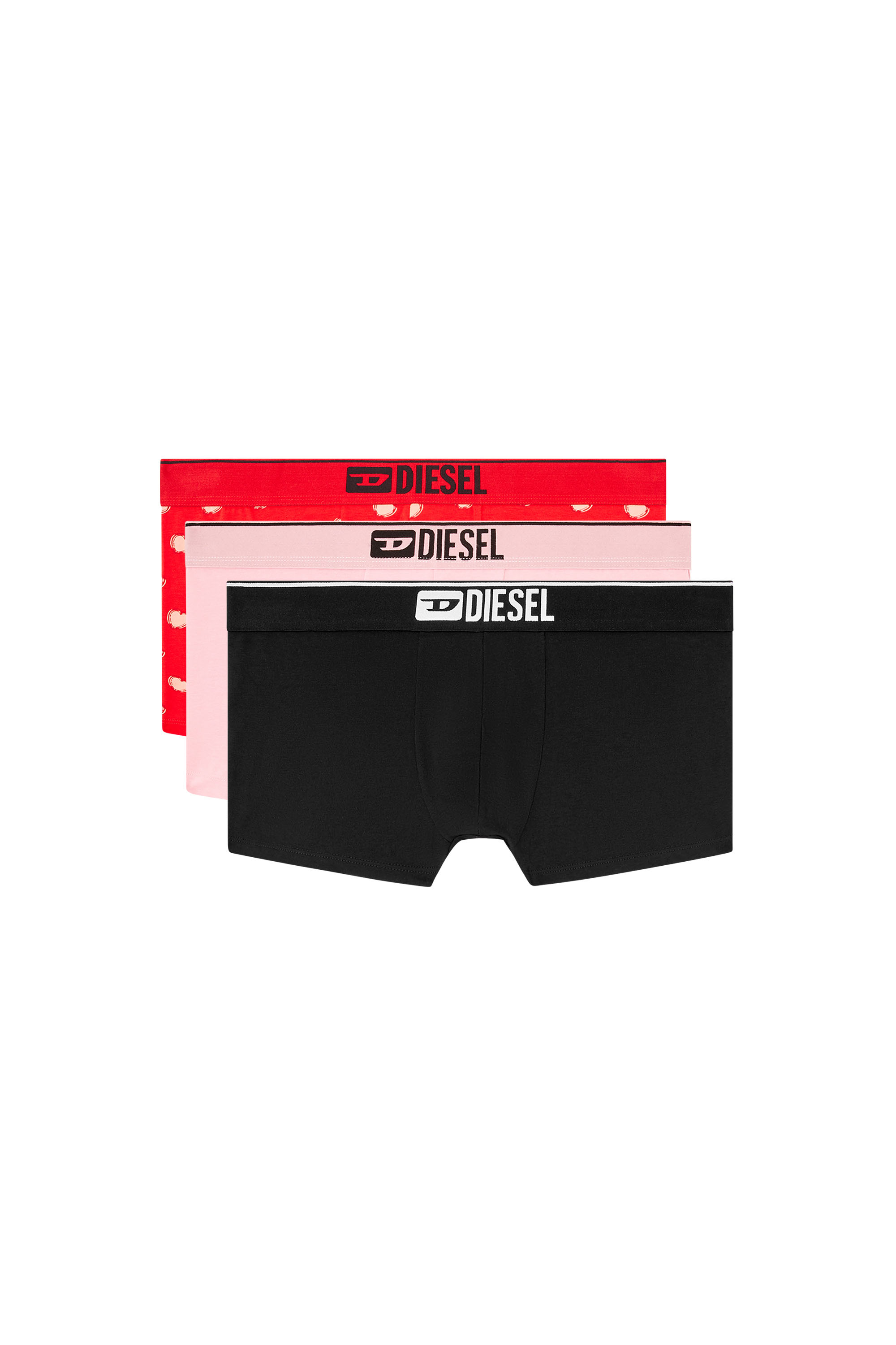 Diesel - DAMIEN-GFT-3PACK, Lot de trois boxers avec motif cœur Homme in Polychrome - 1