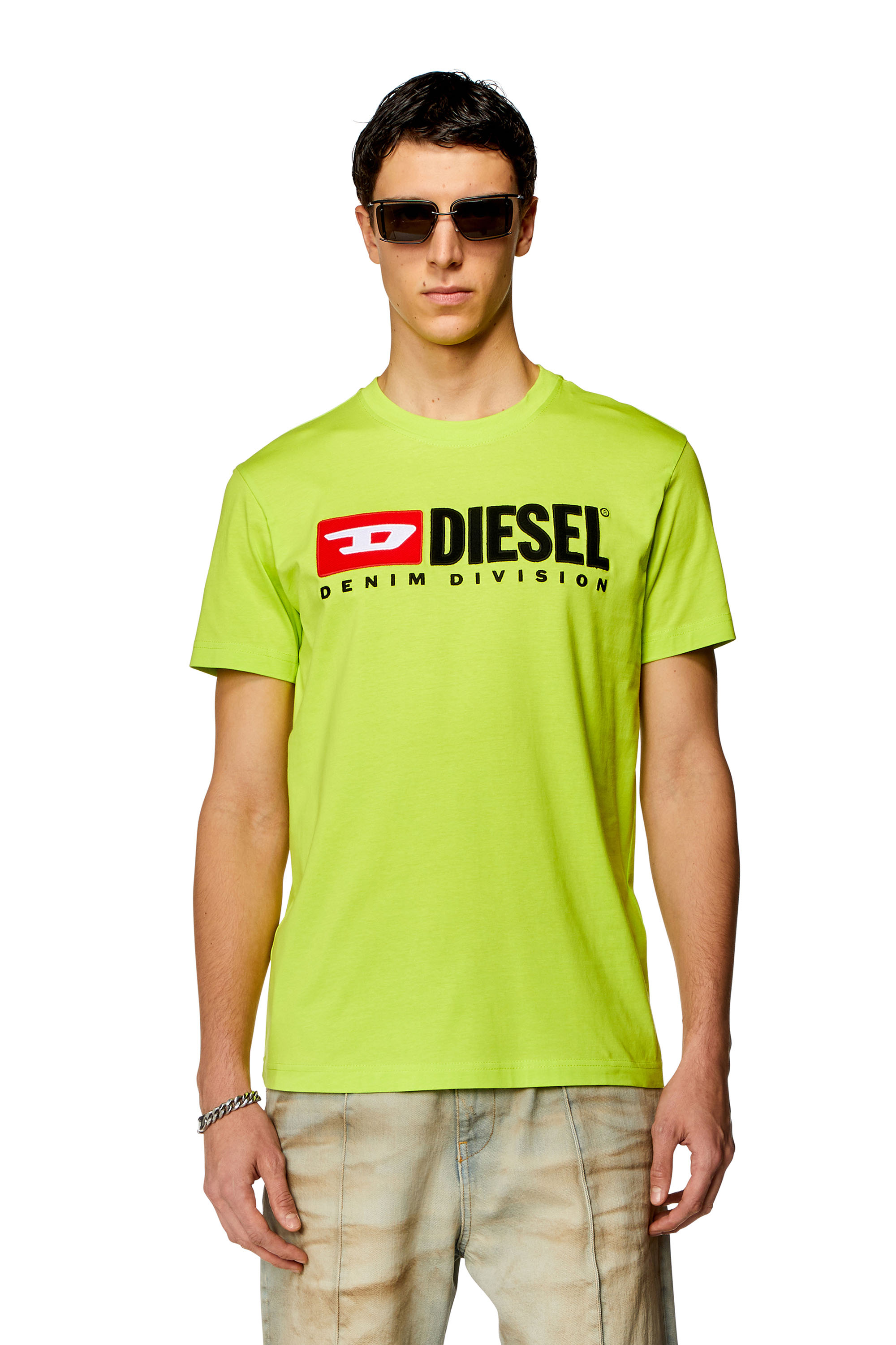 Diesel - T-DIEGOR-DIV, Vert Fluo - Image 1