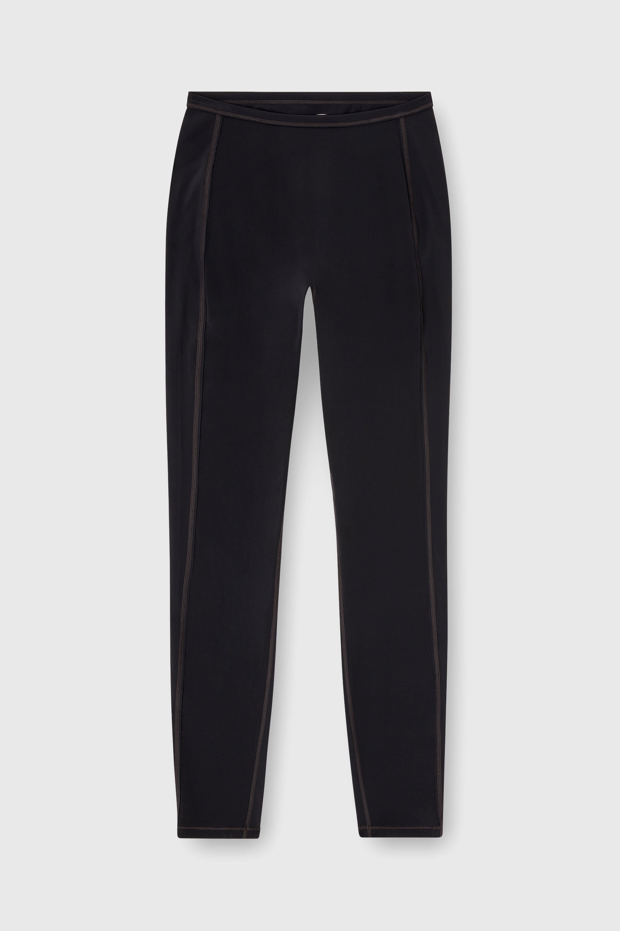 Diesel - MEREDITH-UTLT, Damen Nylon-Leggings mit ovalem Cut-out am R&uuml;cken in Schwarz - 2