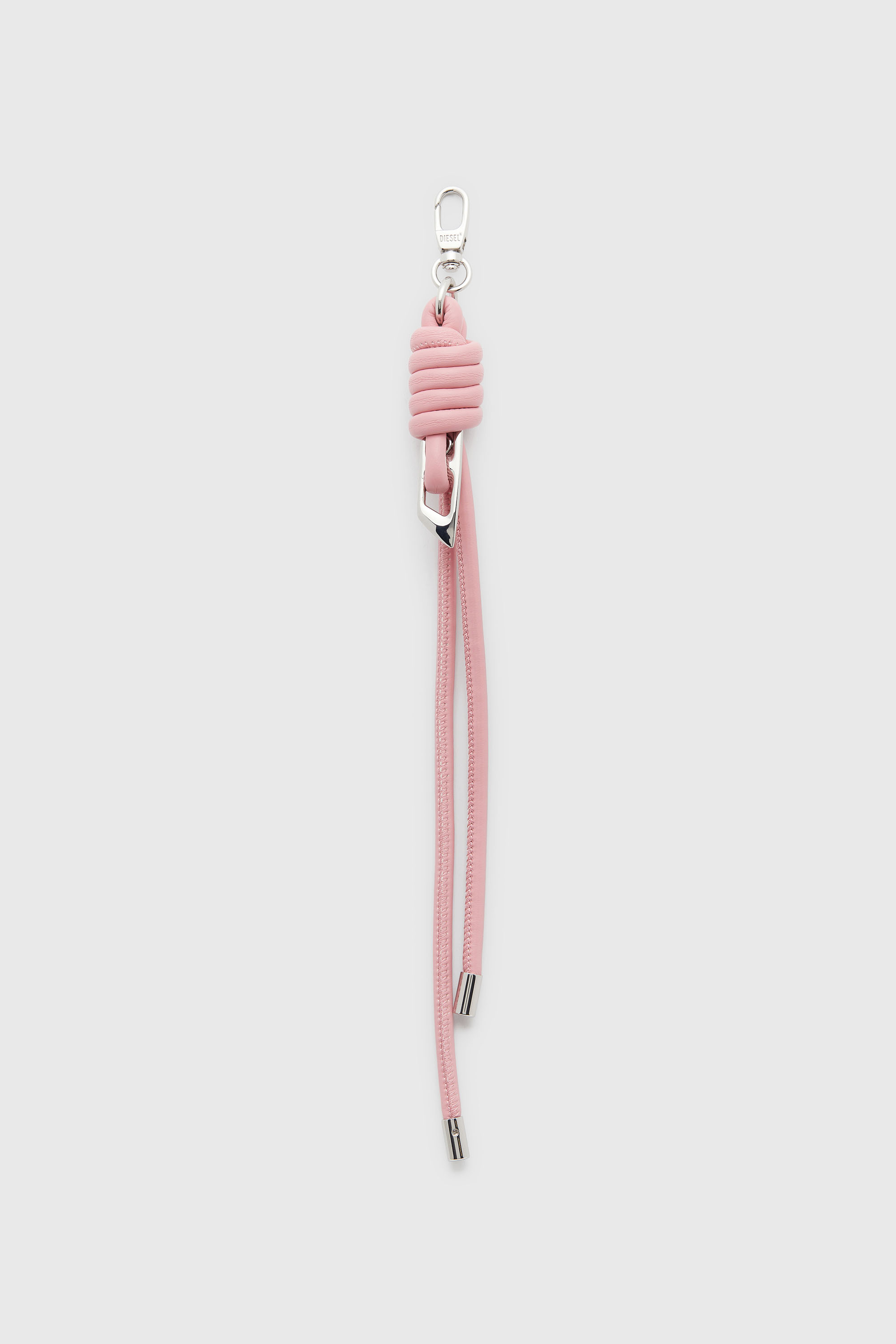 Diesel - ROPE I, Charm con cinturini annodati in metallo e PU Unisex in Rosa - 1