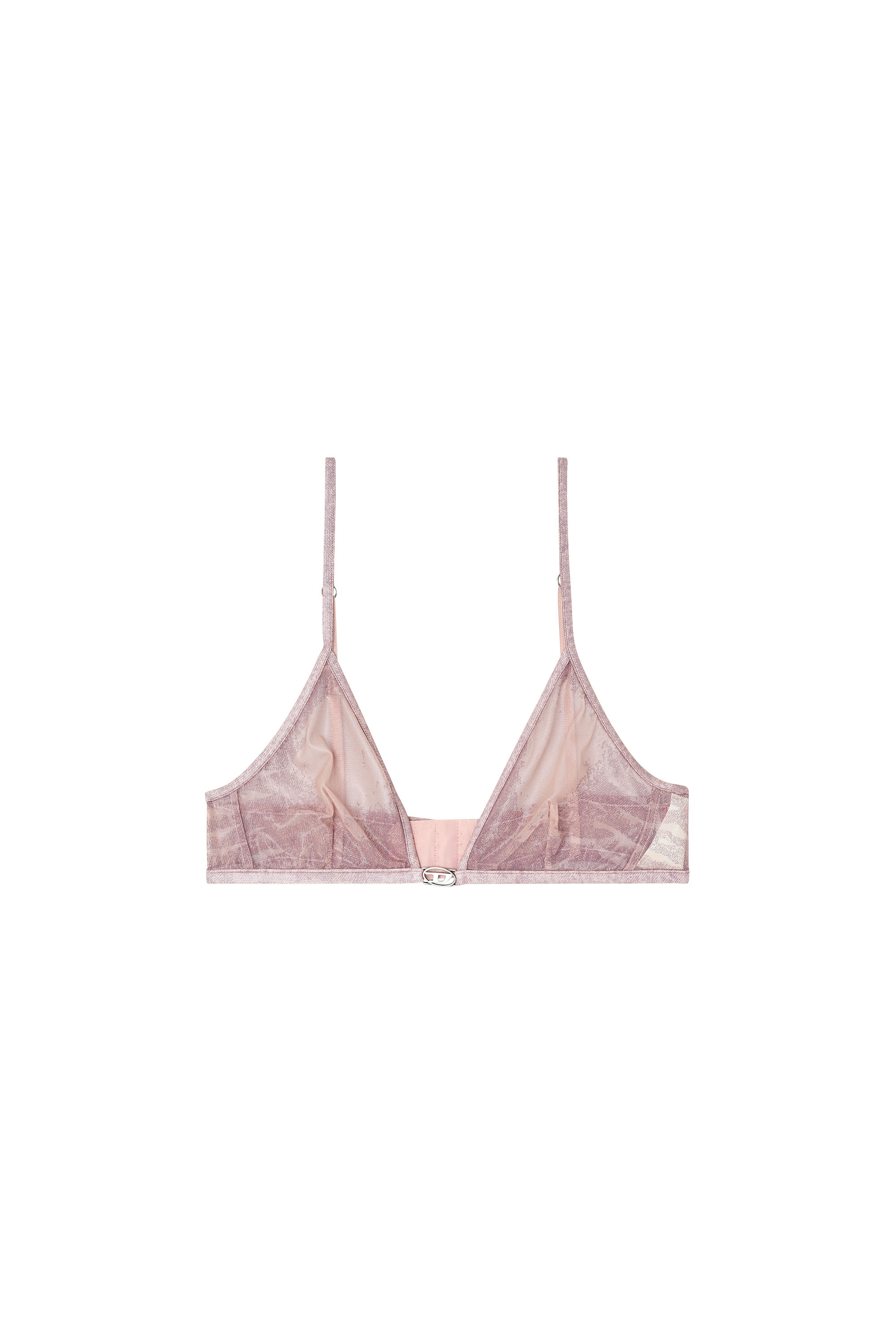 Diesel - LUNA-GFT, Reggiseno in nylon a triangolo Donna in Rosa - 4
