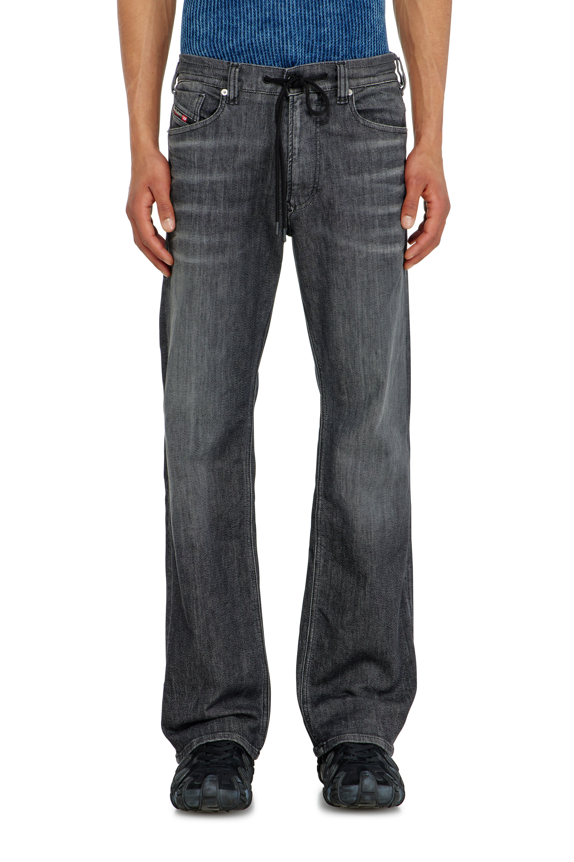 Diesel - Herren Relaxed 2080 D-Reel Joggjeans&reg; 09M66, Schwarz/Dunkelgrau - 2
