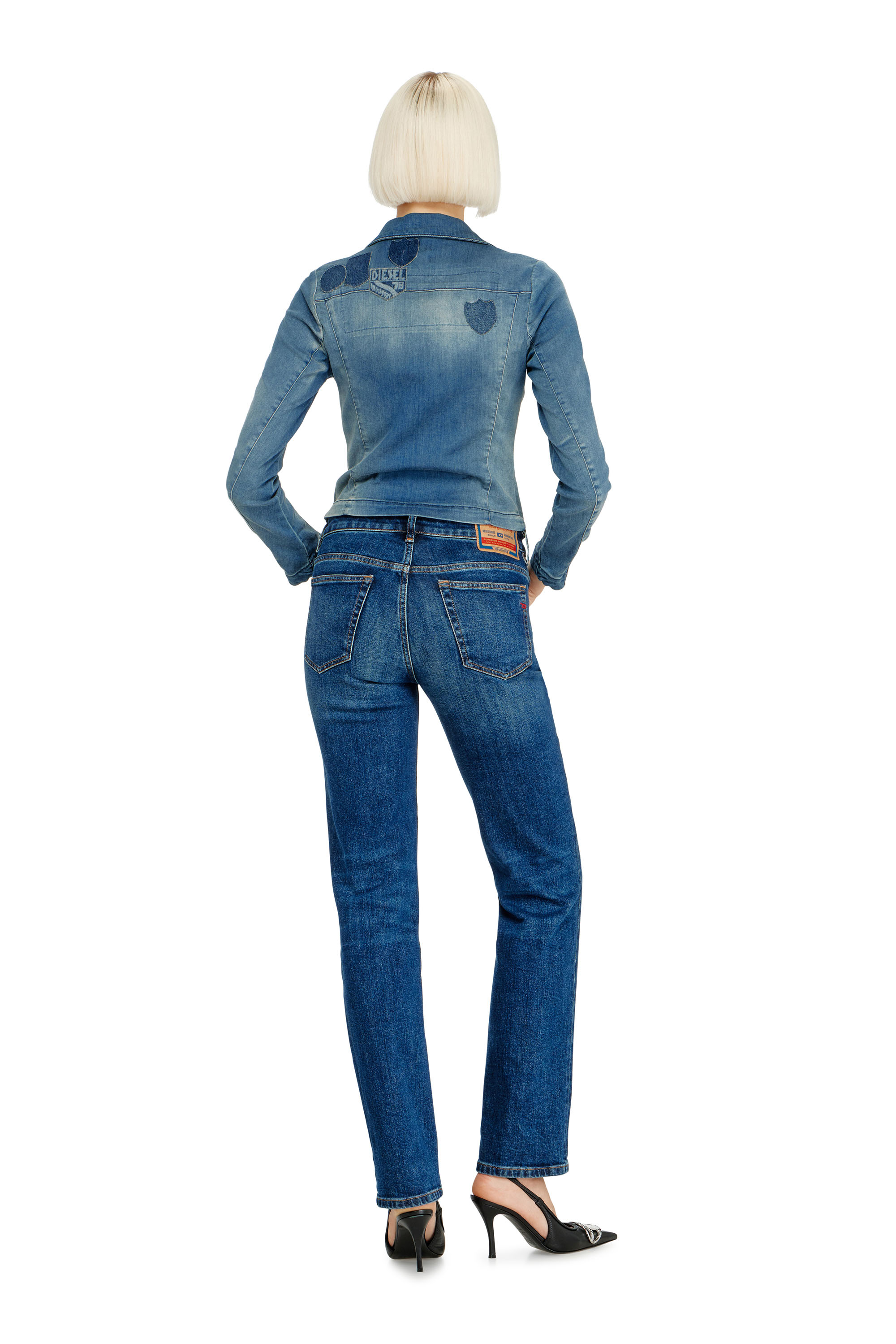 Diesel - Damen Regular Jeans 1989 D-Mine 09I28, Dunkelblau - 3