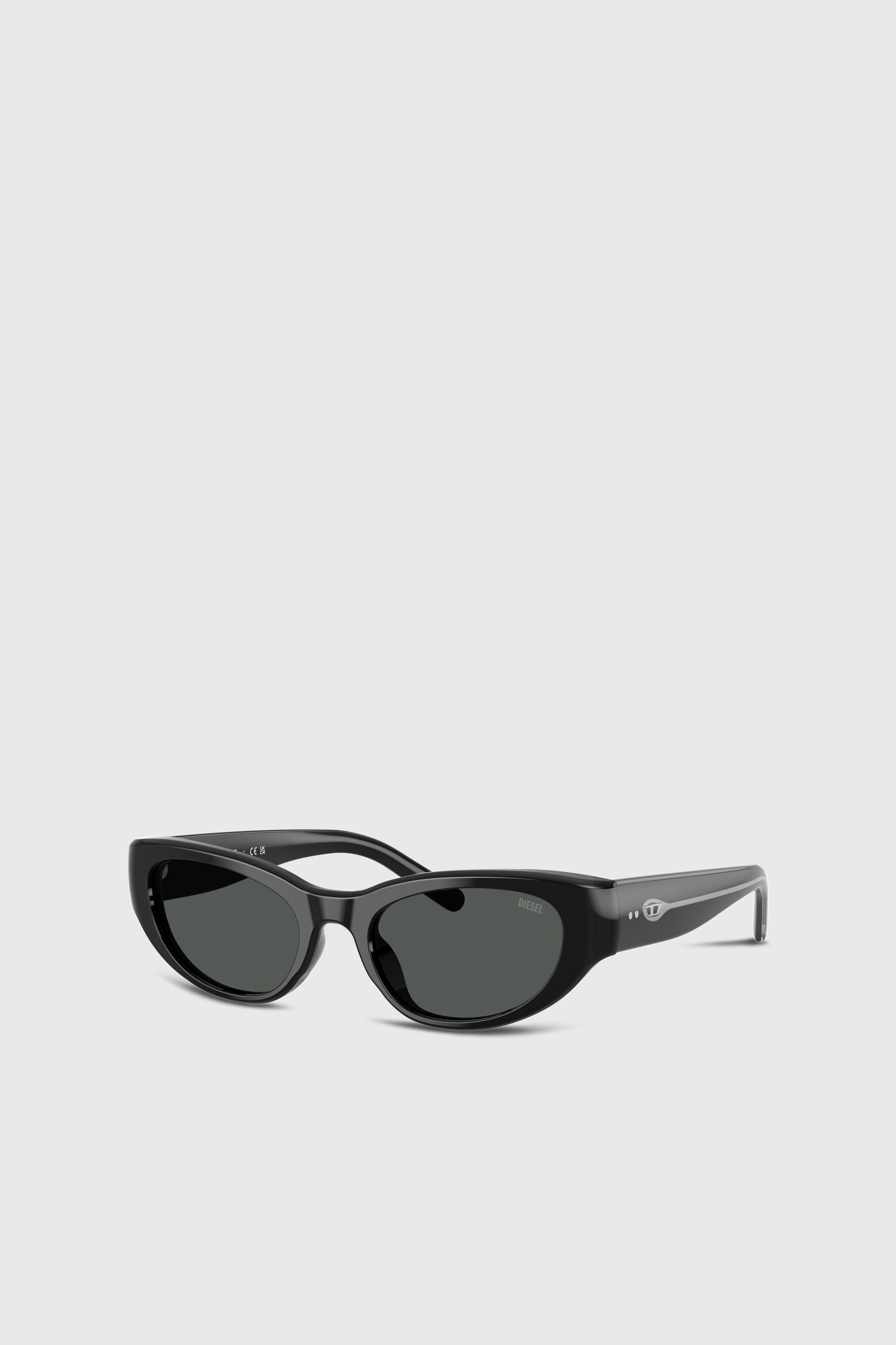 Diesel - 0DL2010U, Lunettes de soleil style &oelig;il de chat Mixte in Noir - 2