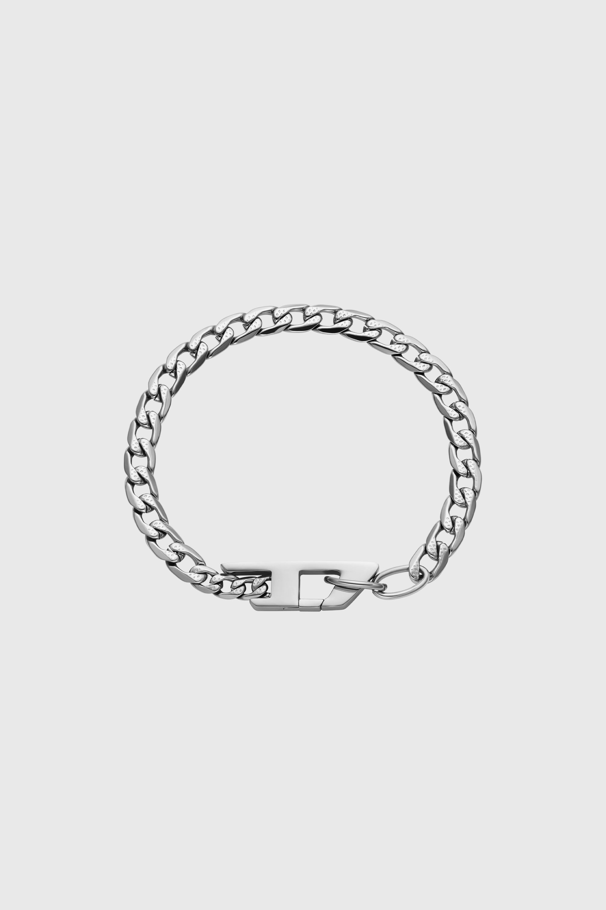 Diesel - DX1496, Bracelet cha&icirc;ne en acier inoxydable Mixte in Gris argent&eacute; - 1