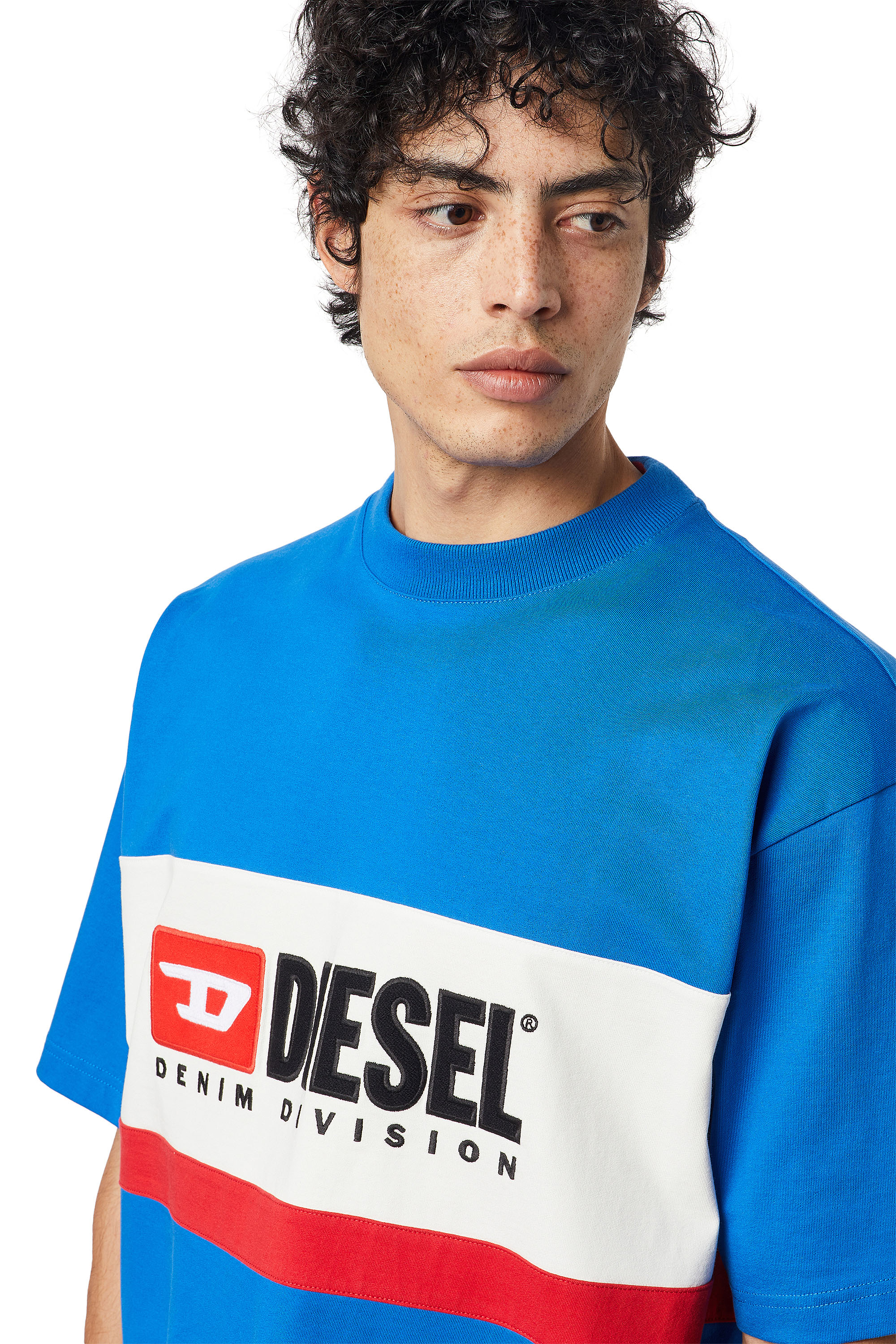 Diesel - T-STREAP-DIVISION, Blu - Image 3