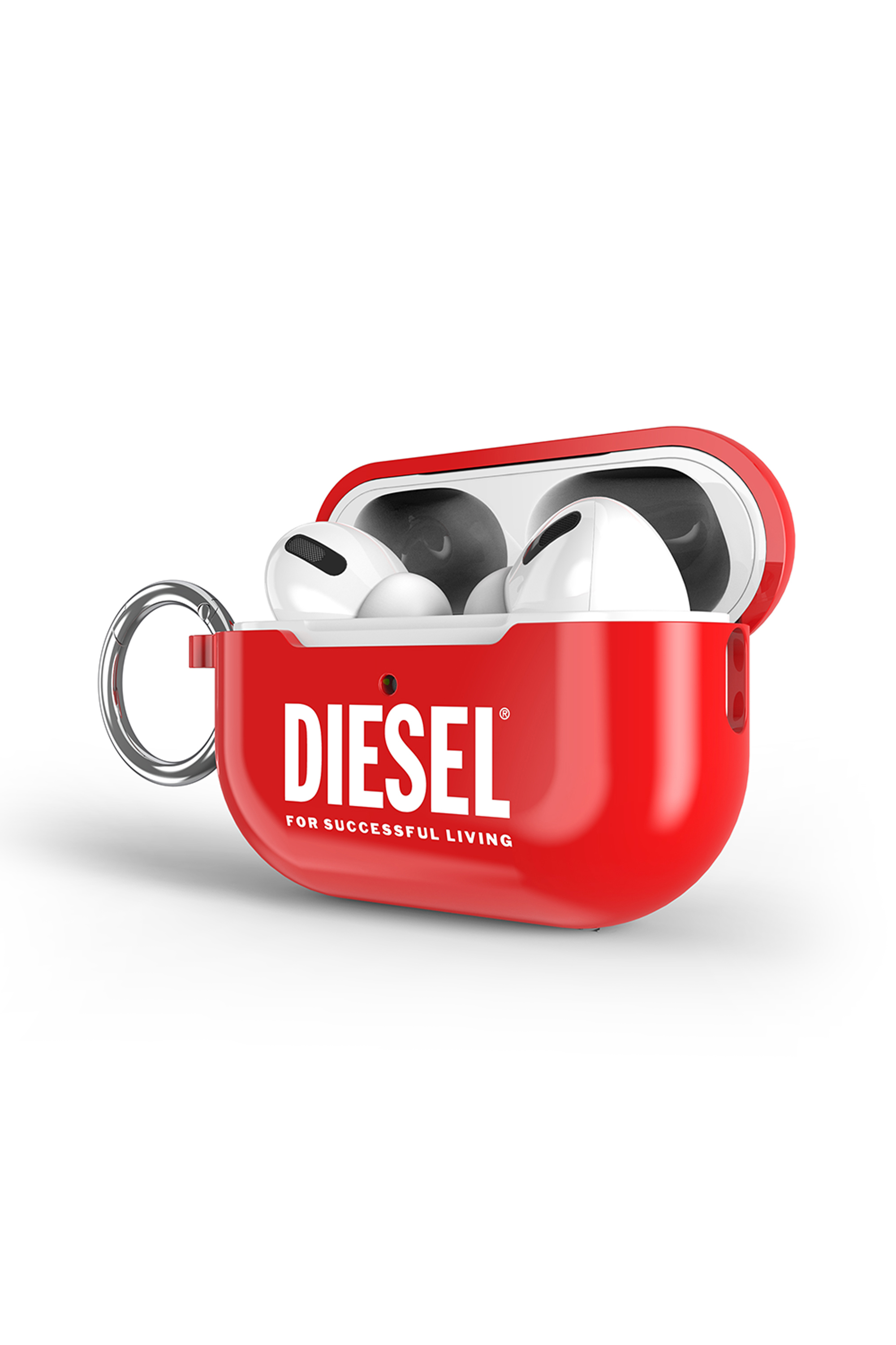 Diesel - 60066 AOP CASE, Unisex Case für Airpods Pro/Pro 2 in Rot - Image 3