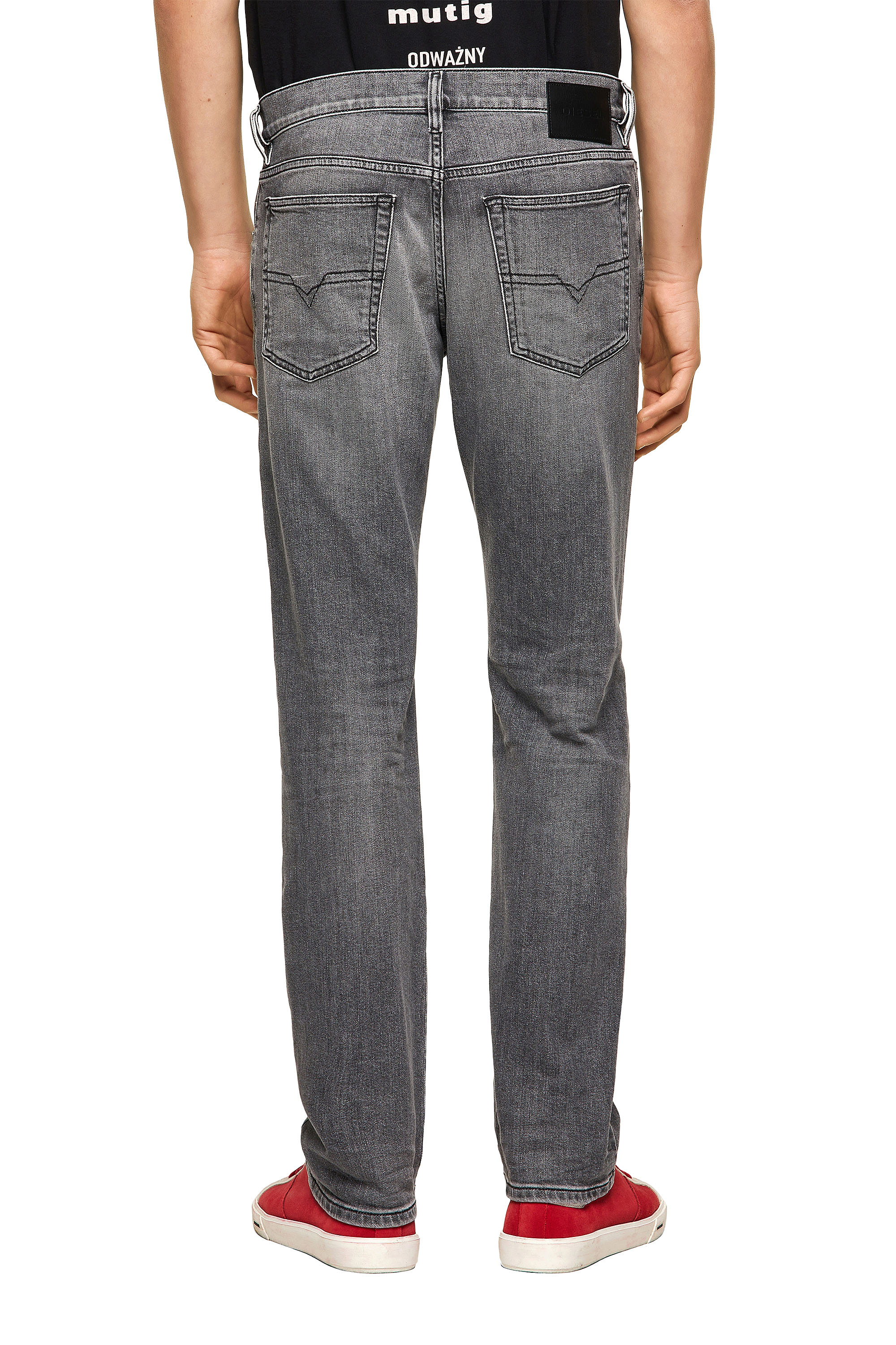 Diesel - D-Mihtry 09A10 Straight Jeans, Gris Clair - Image 2