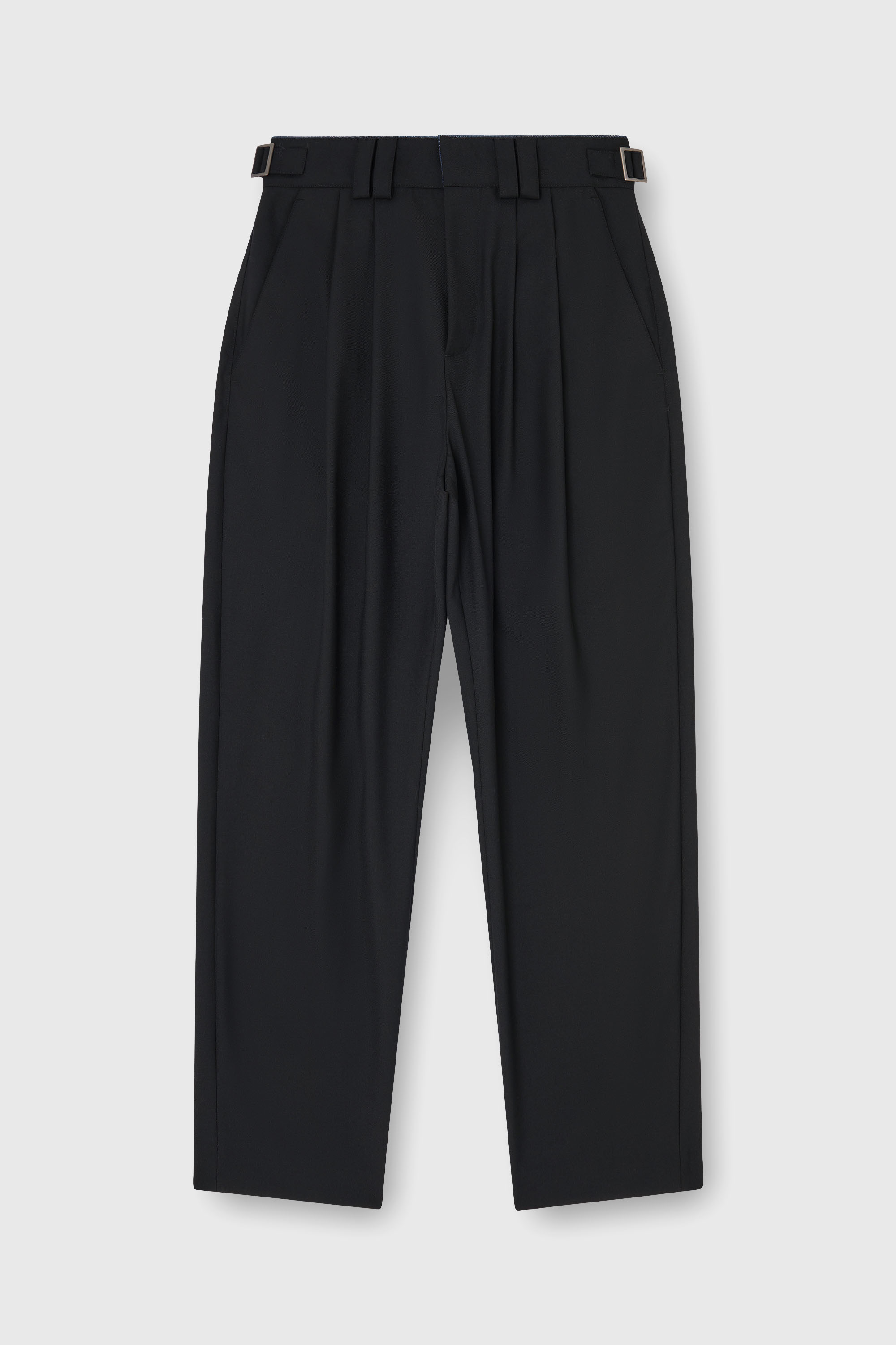 Diesel - P-HIT-COOL, Pantaloni sartoriali con dettaglio in denim Uomo in Nero - 2