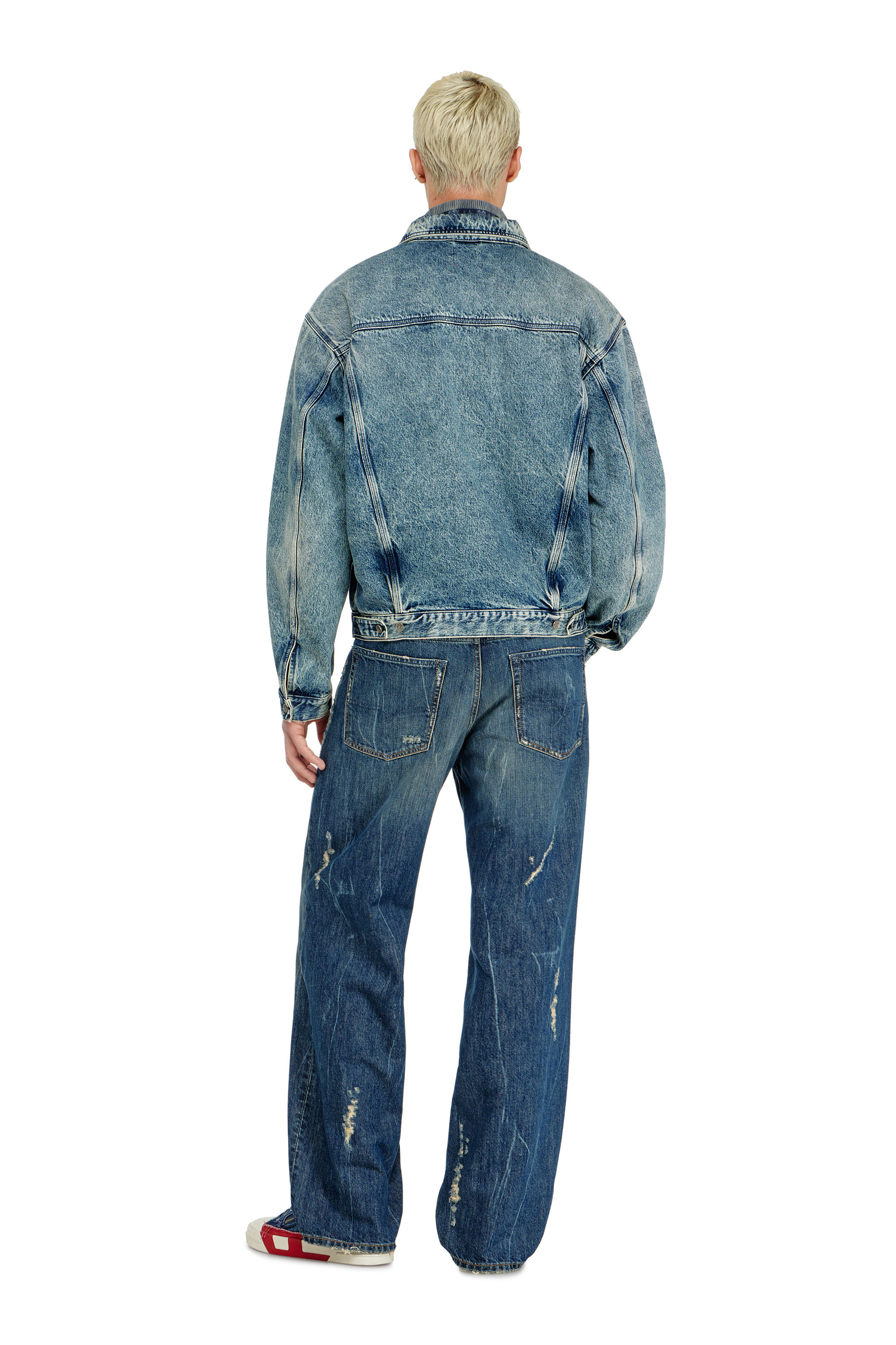 Diesel - Herren Relaxed Jeans 2001 D-Macro 09Q28, Mittelblau - 3