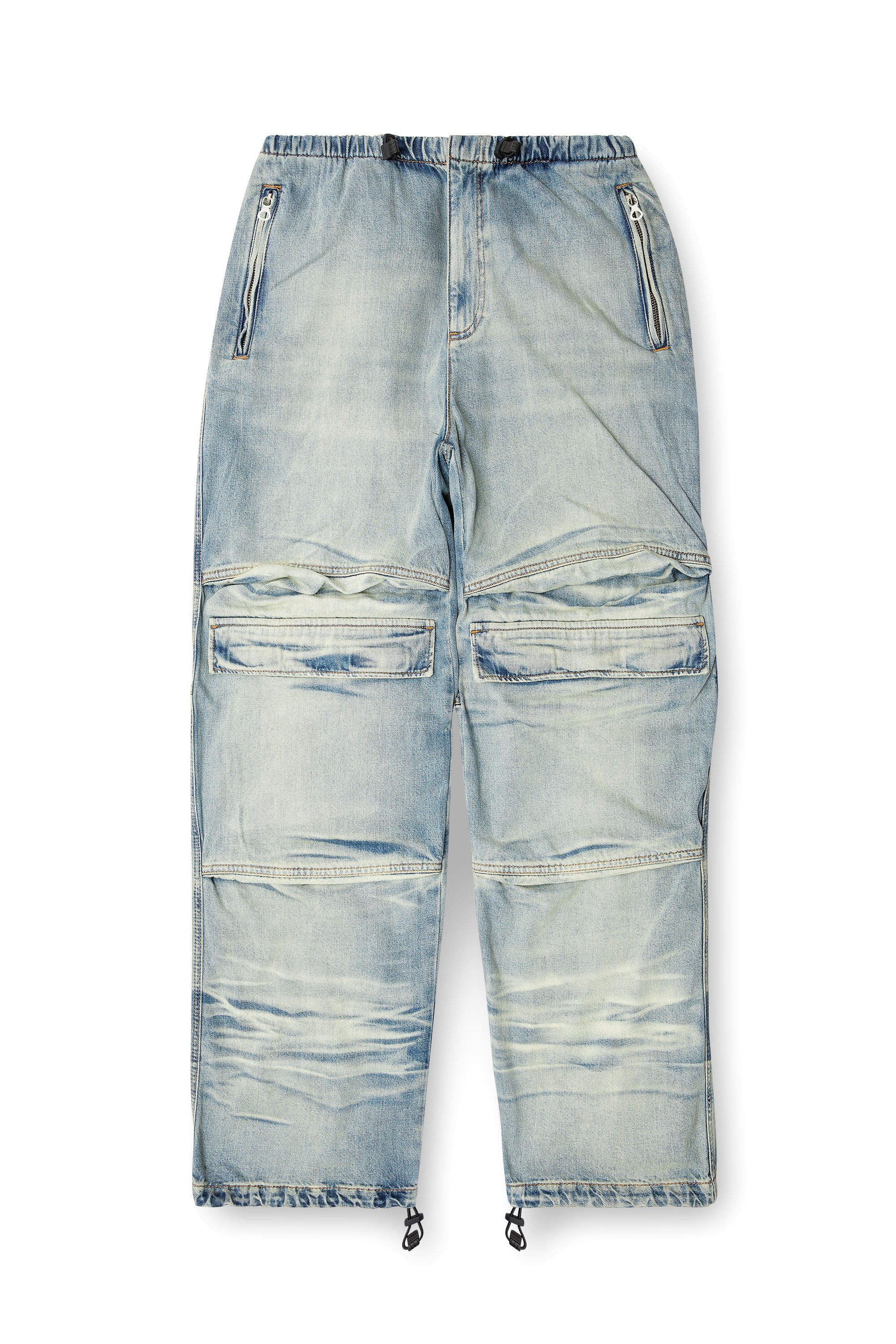 Diesel - Unisex Relaxed Jeans D-Dayetz 0ABDF, Hellblau - 3