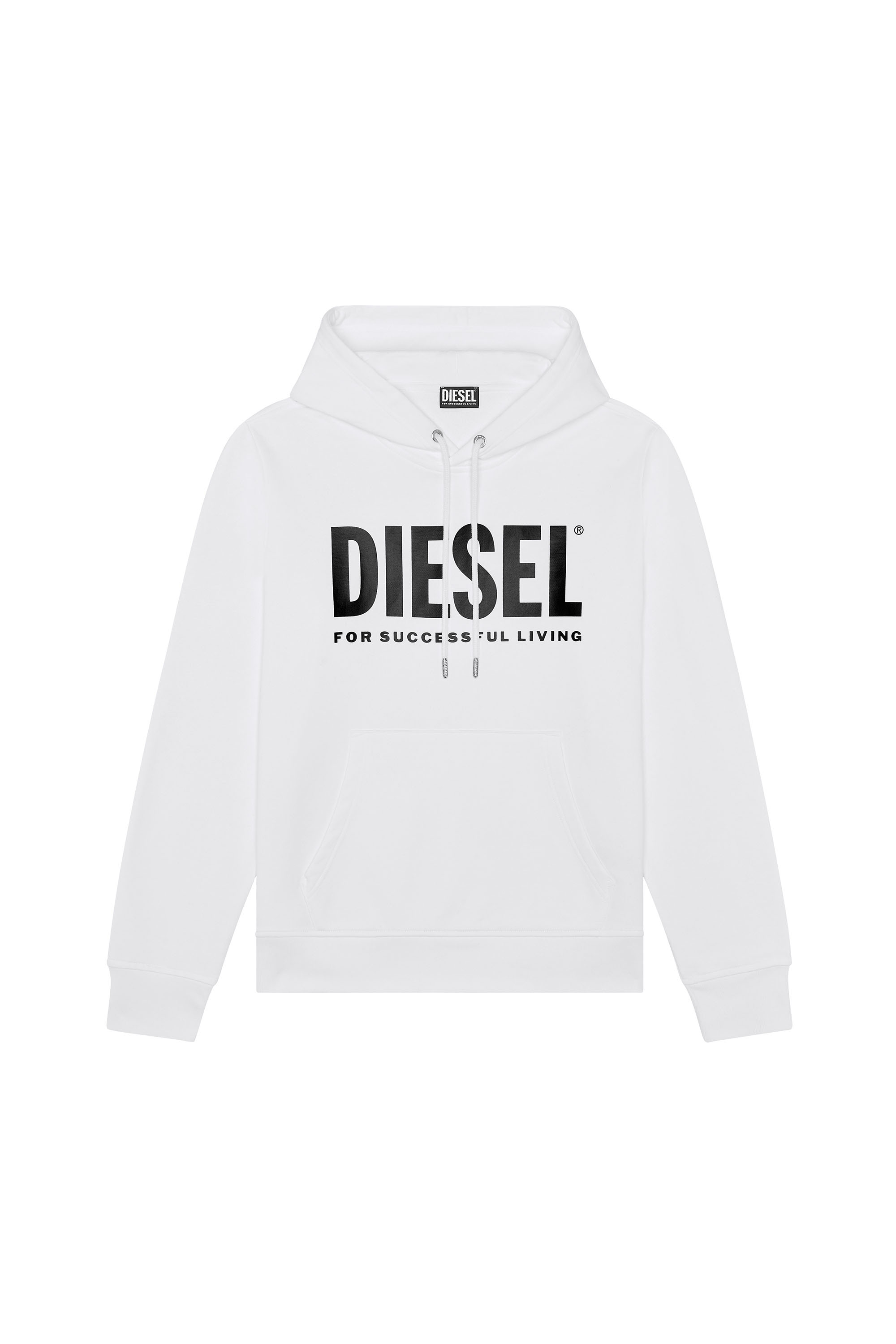 S-GIRK-HOOD-ECOLOGO, Weiß - Sweatshirts