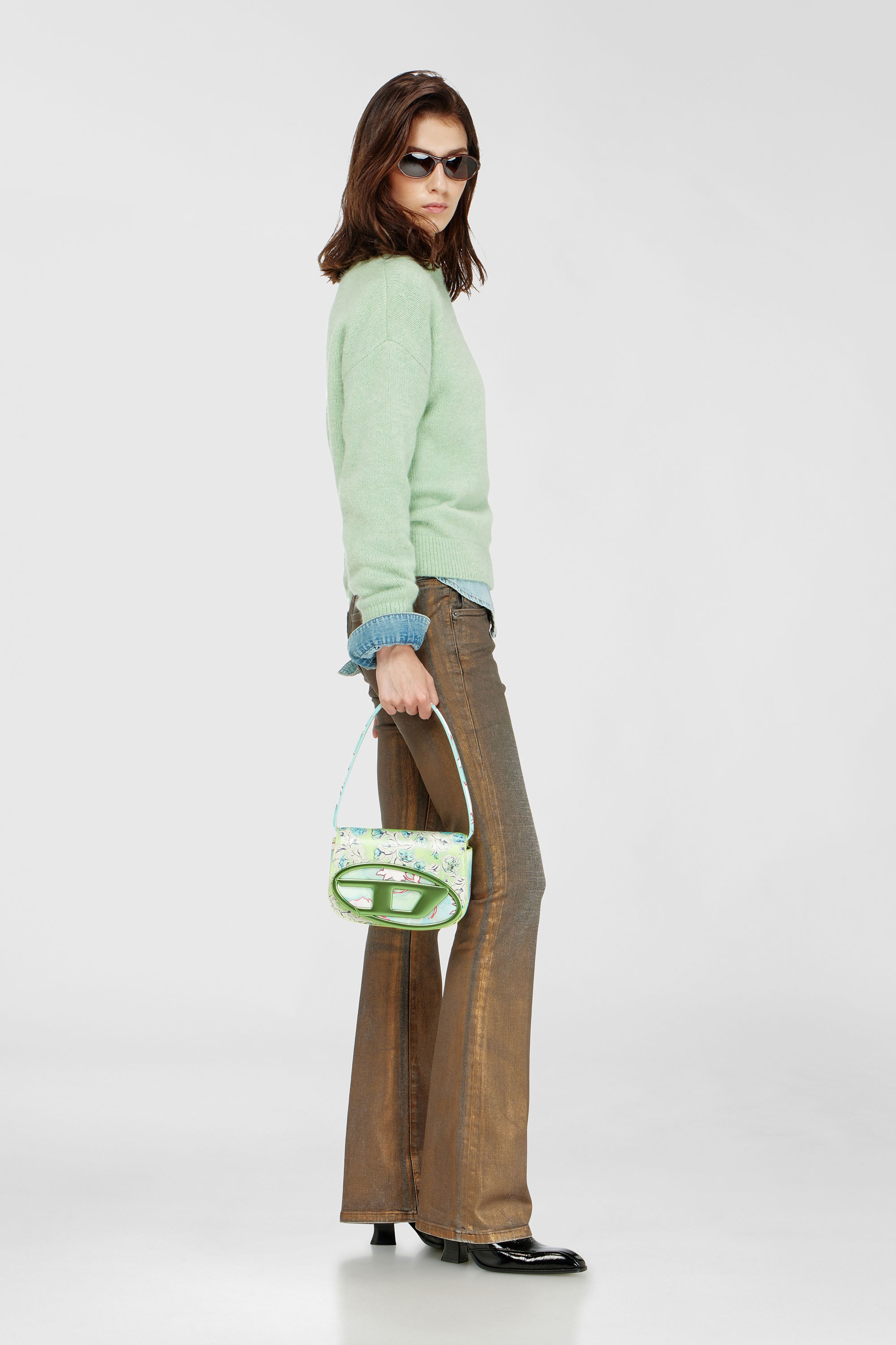 Diesel - 1DR, 1DR-Sac iconique &agrave; motif floral Femme in Vert - 2