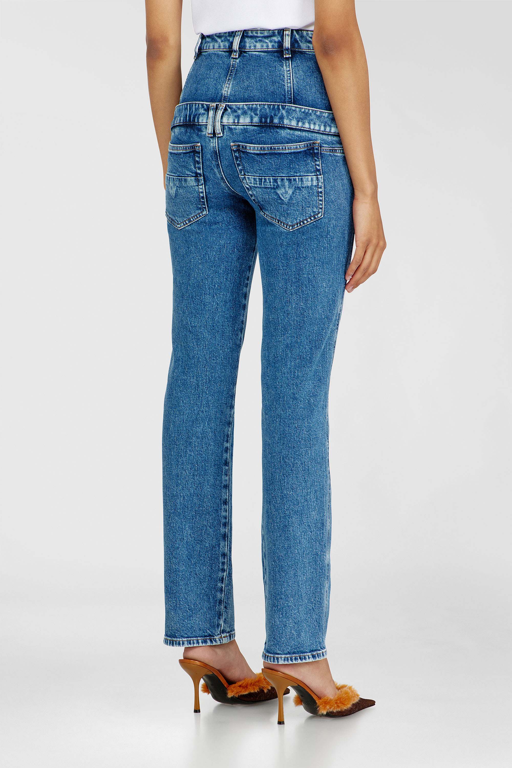 Diesel - Slim Jeans D-Fynora 007EU Femme, Bleu moyen - Image 5