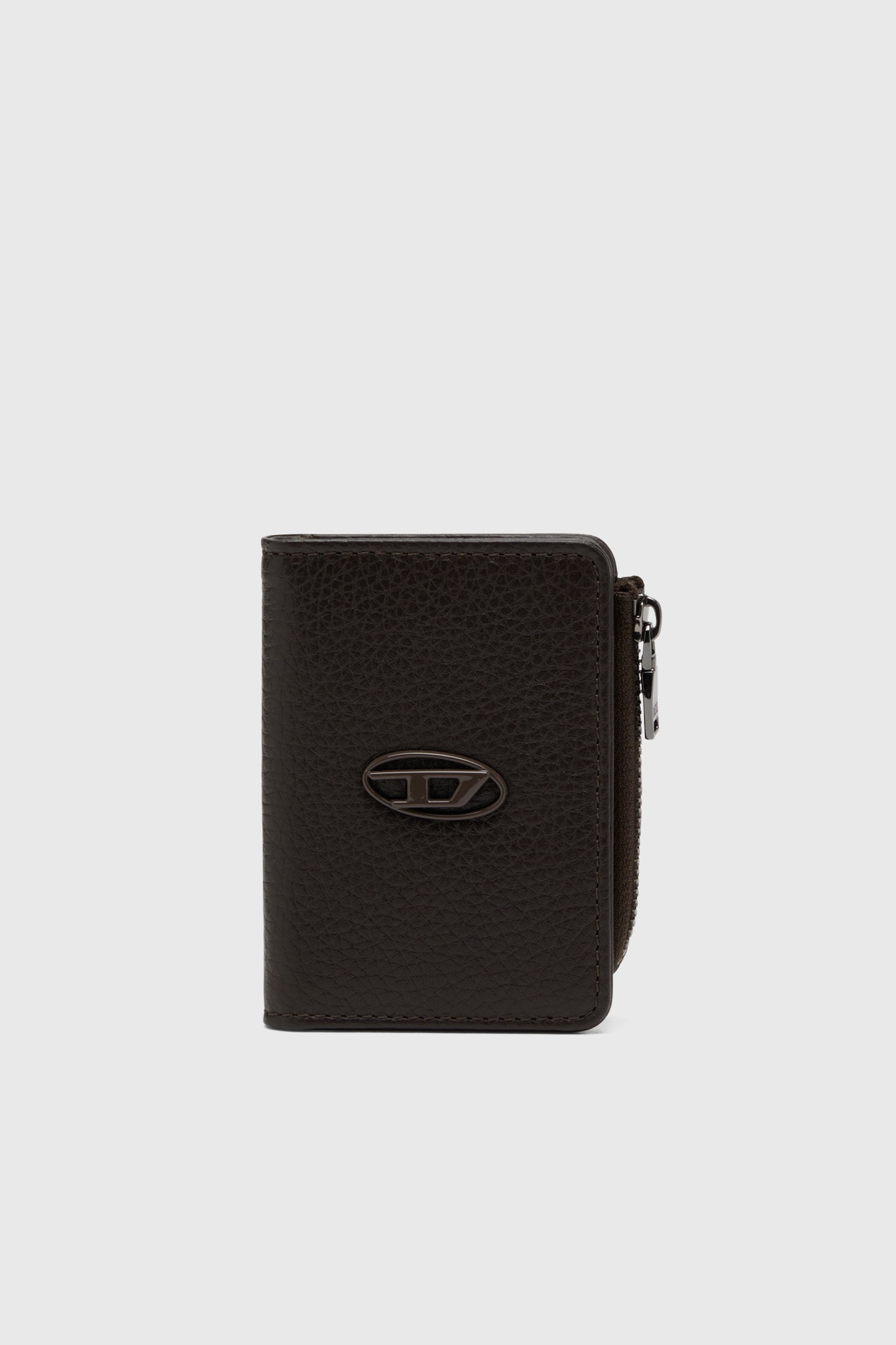 Diesel - HISSU EVO CARD HOLDER L, Portacarte in pelle Uomo in Marrone - 1