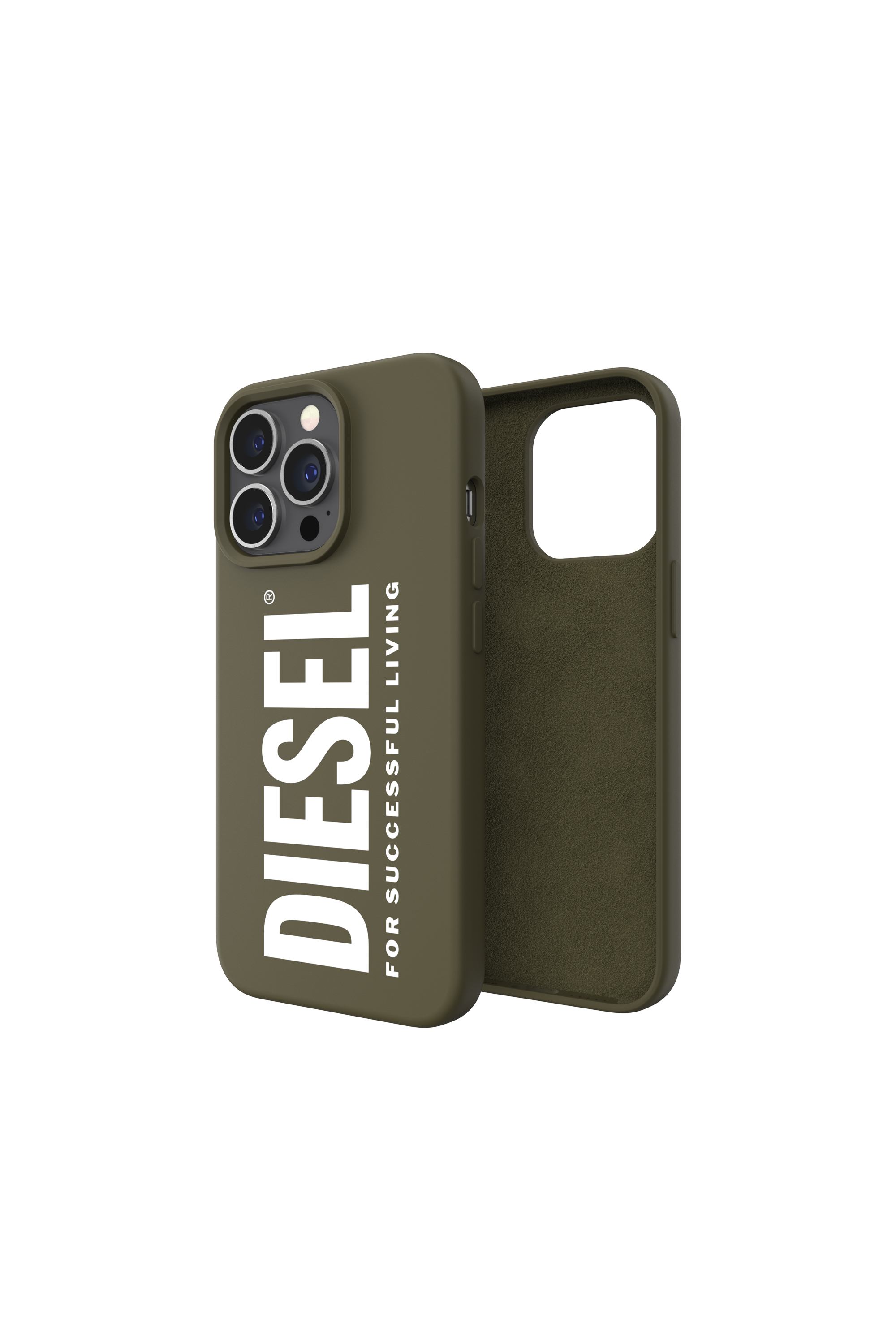 Diesel - 47166 SILICONE CASE, Armeegrün - Image 1
