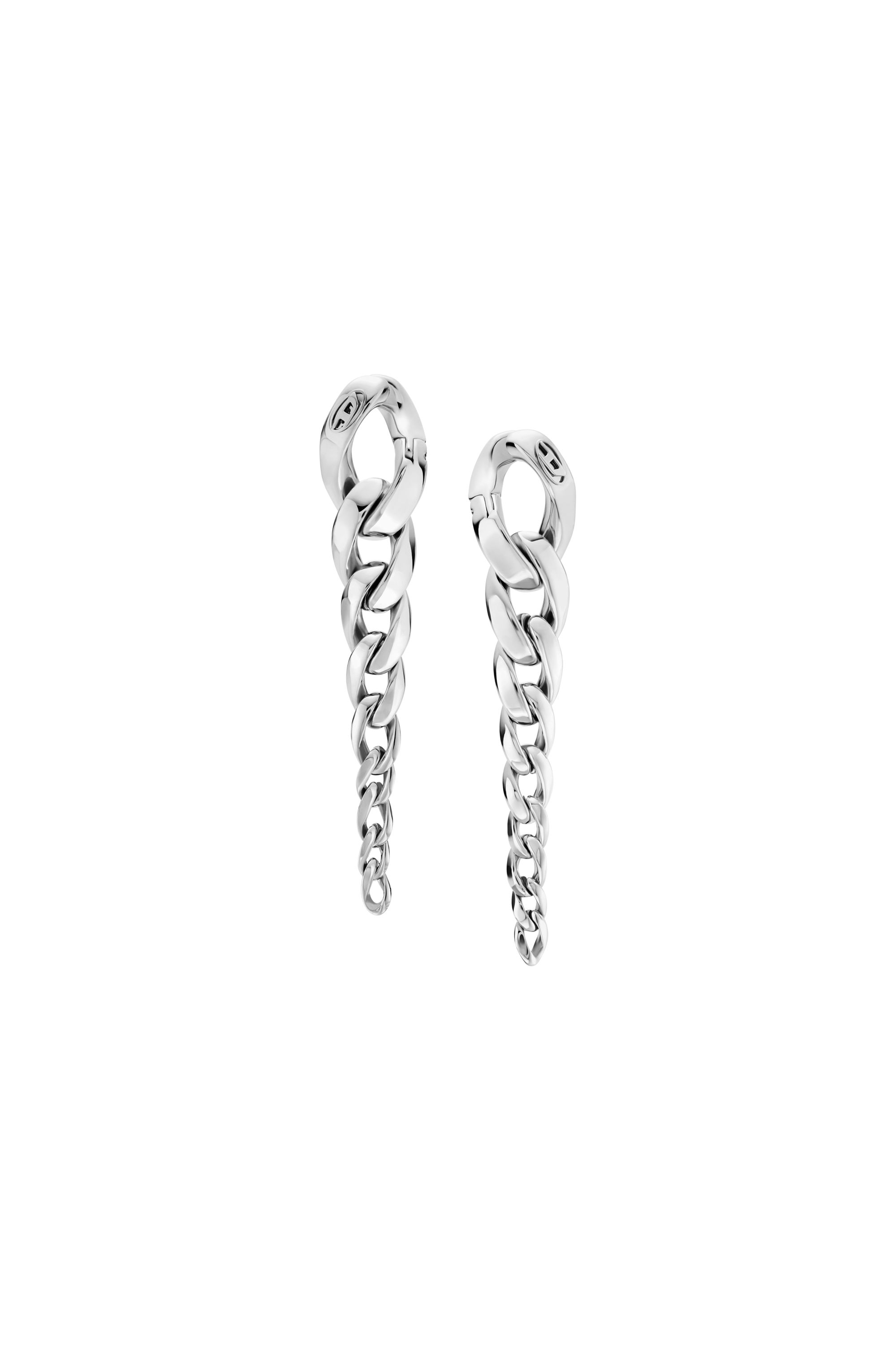 Diesel - DX1719040, Orecchini pendenti in acciaio inox Unisex in Argento - 1