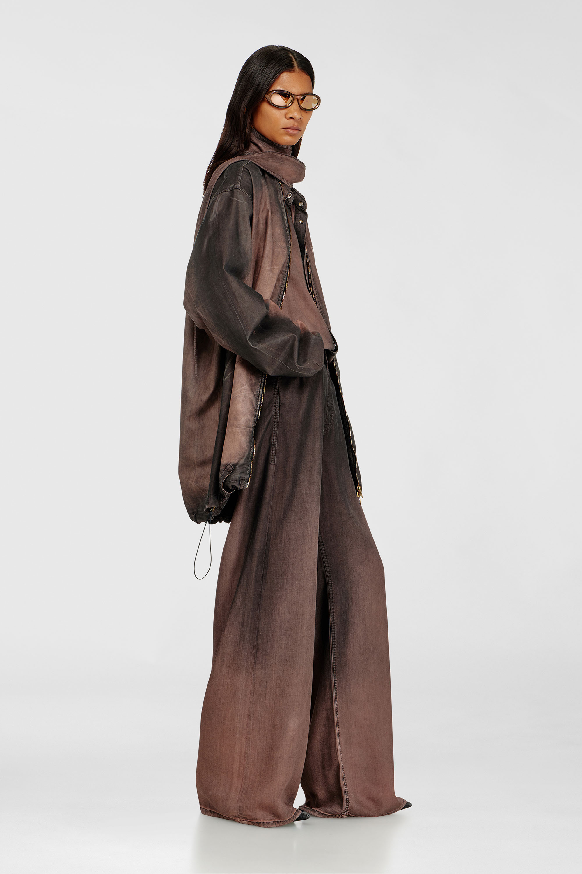 Diesel - Damen Relaxed Jeans 1996 D-Sire 068YF, Braun - 2
