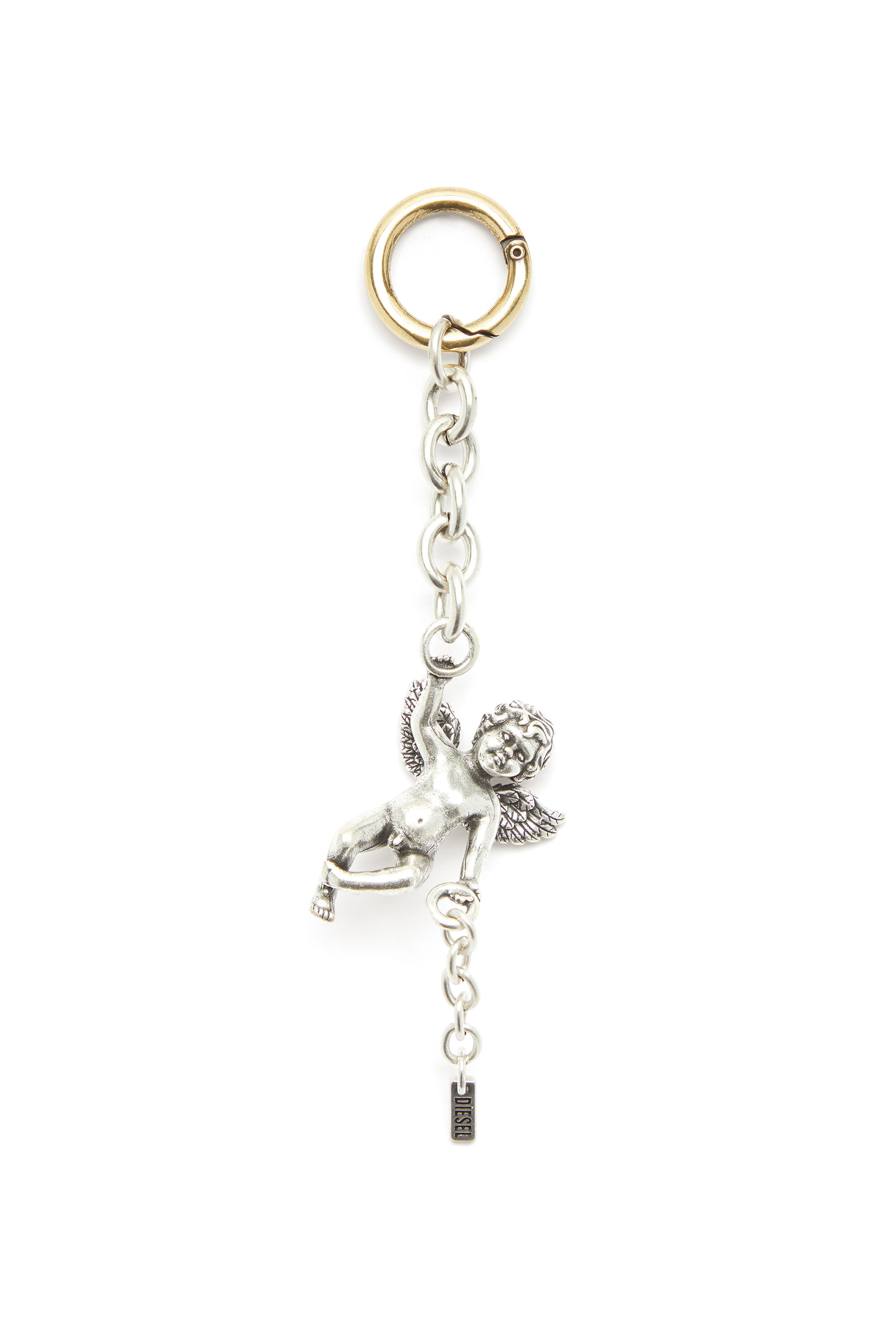 Diesel - CHARM-ANGEL, Charm cherubino in metallo Donna in Argento - 1