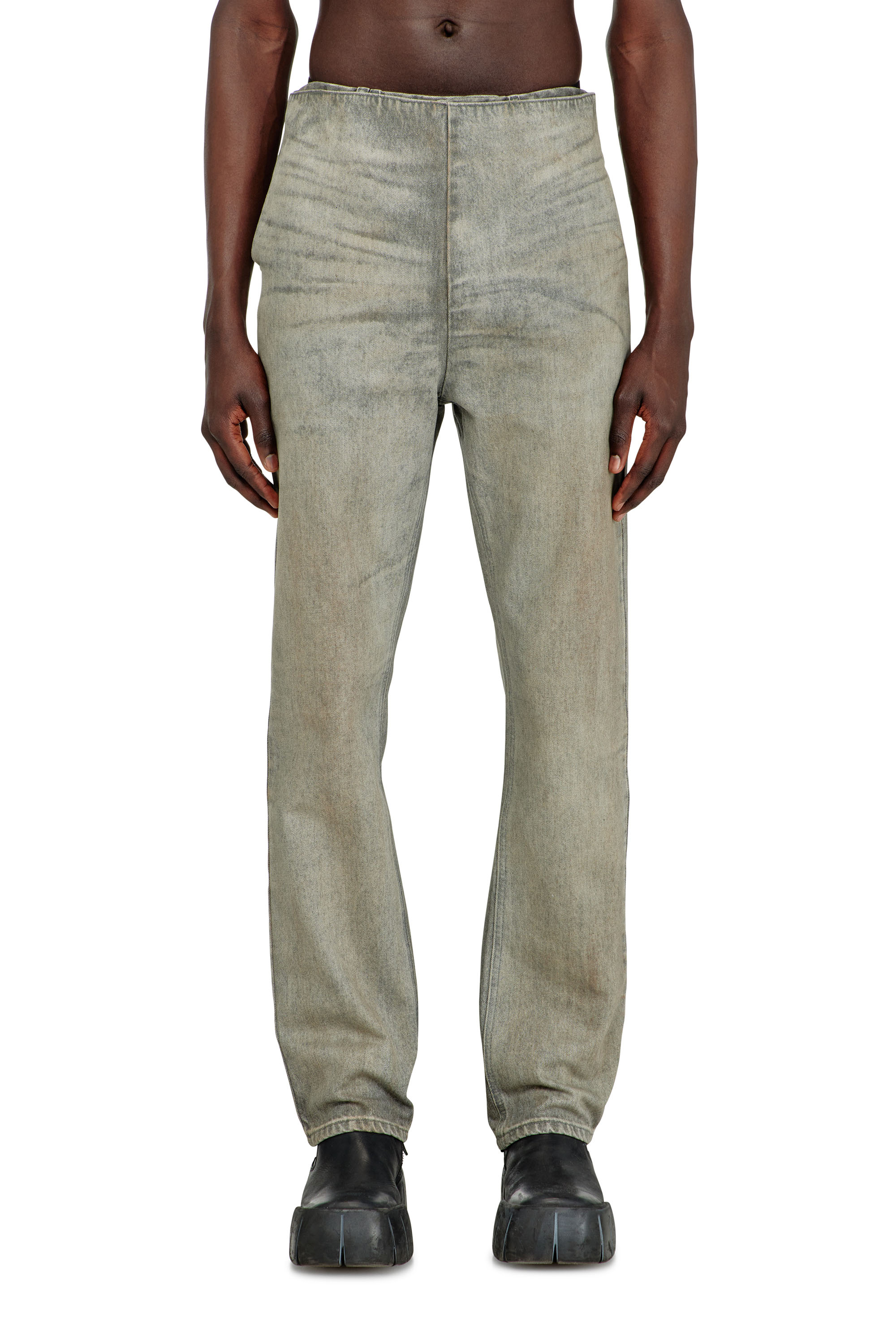 Diesel - Slim Jeans D-THANOR 09P24 Uomo, Grigio - Image 3