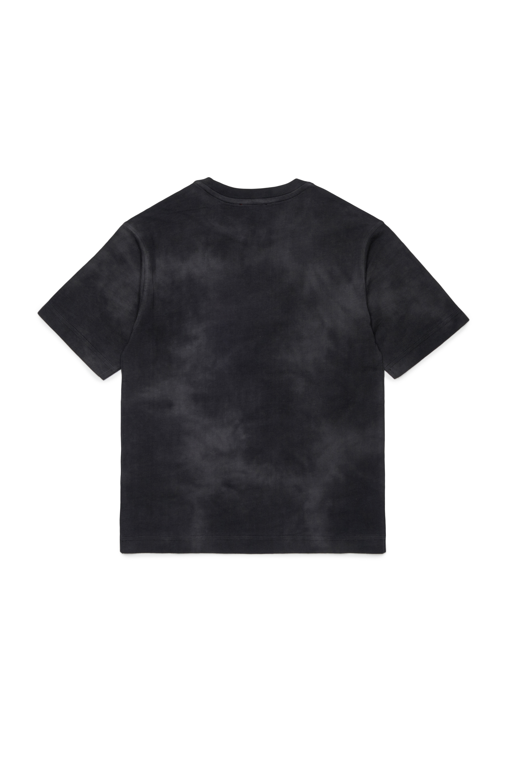 Diesel - TFIN OVER, T-shirt con motivo fenice decorato Uomo in Nero - 2